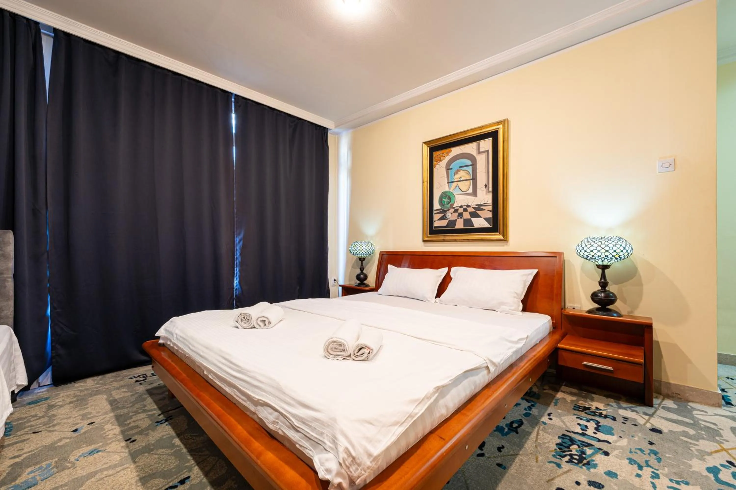 Bed in Hotel Bojatours