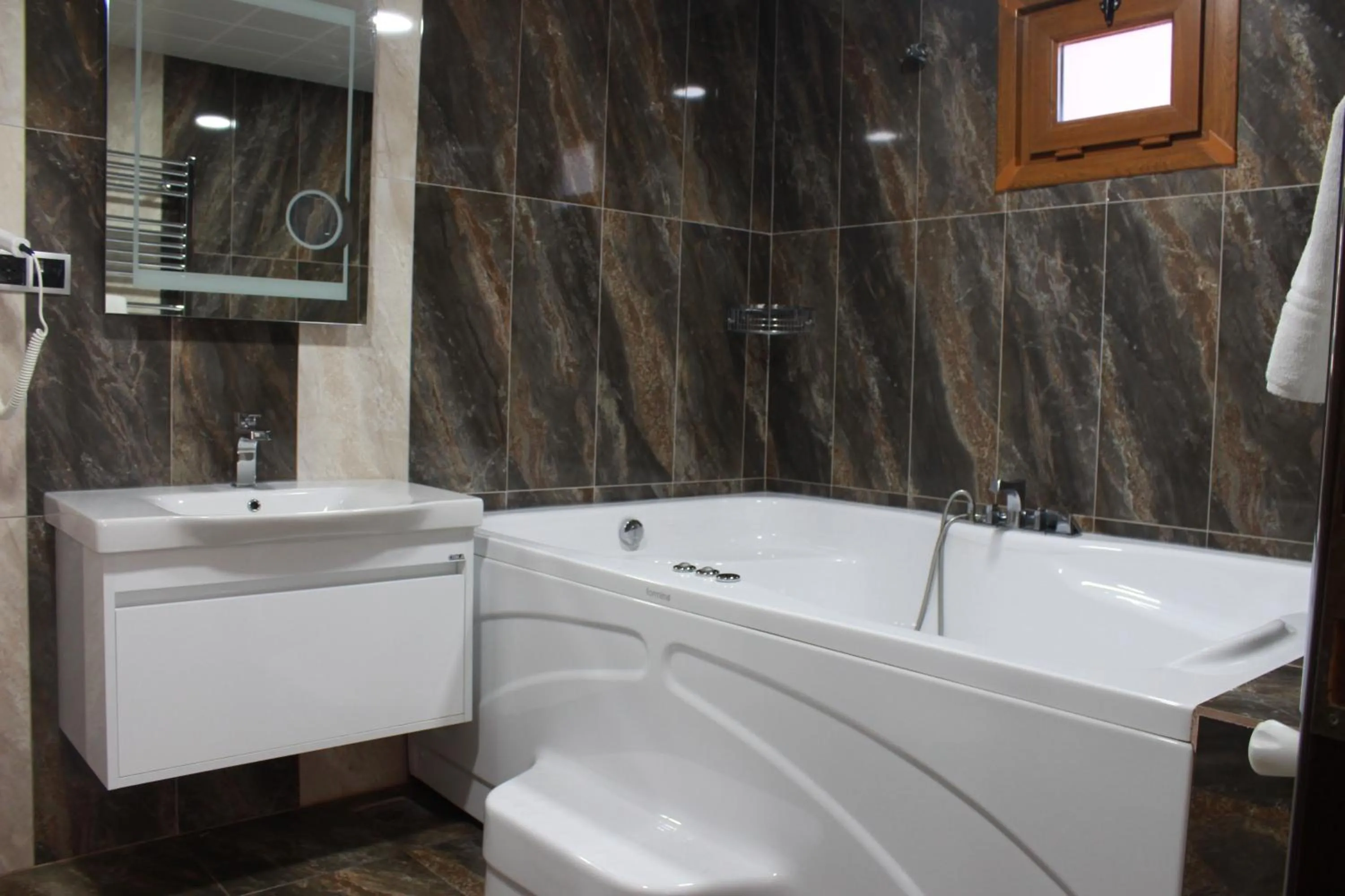 Bathroom in Ayder Hasimoglu Hotel