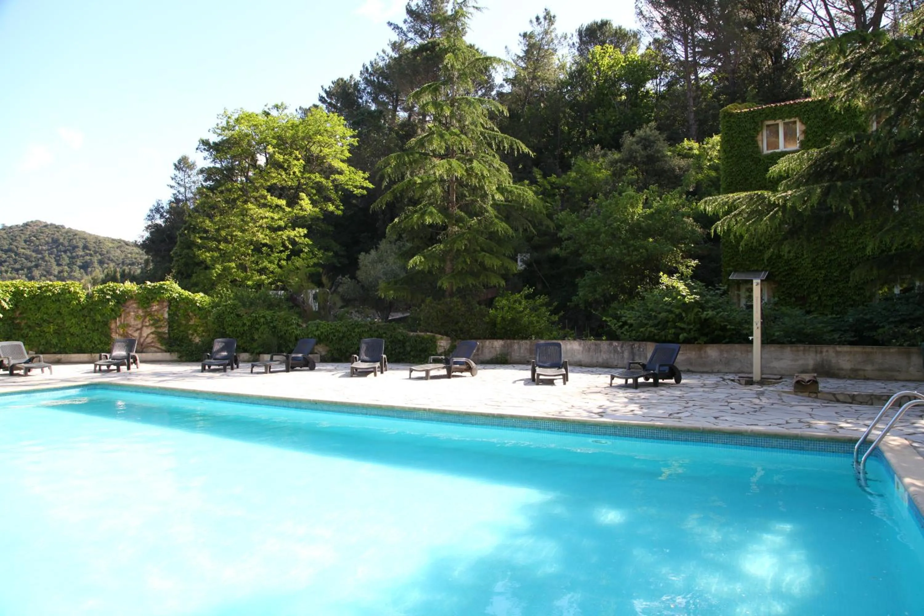 Swimming pool in Apart'Hôtel Les 4 Sources