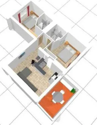 Photo of the whole room in Apart'Hôtel Les 4 Sources