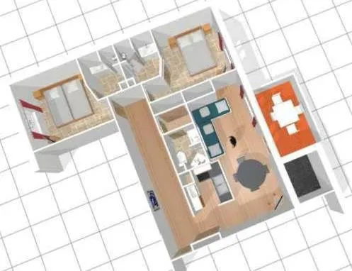 Photo of the whole room in Apart'Hôtel Les 4 Sources