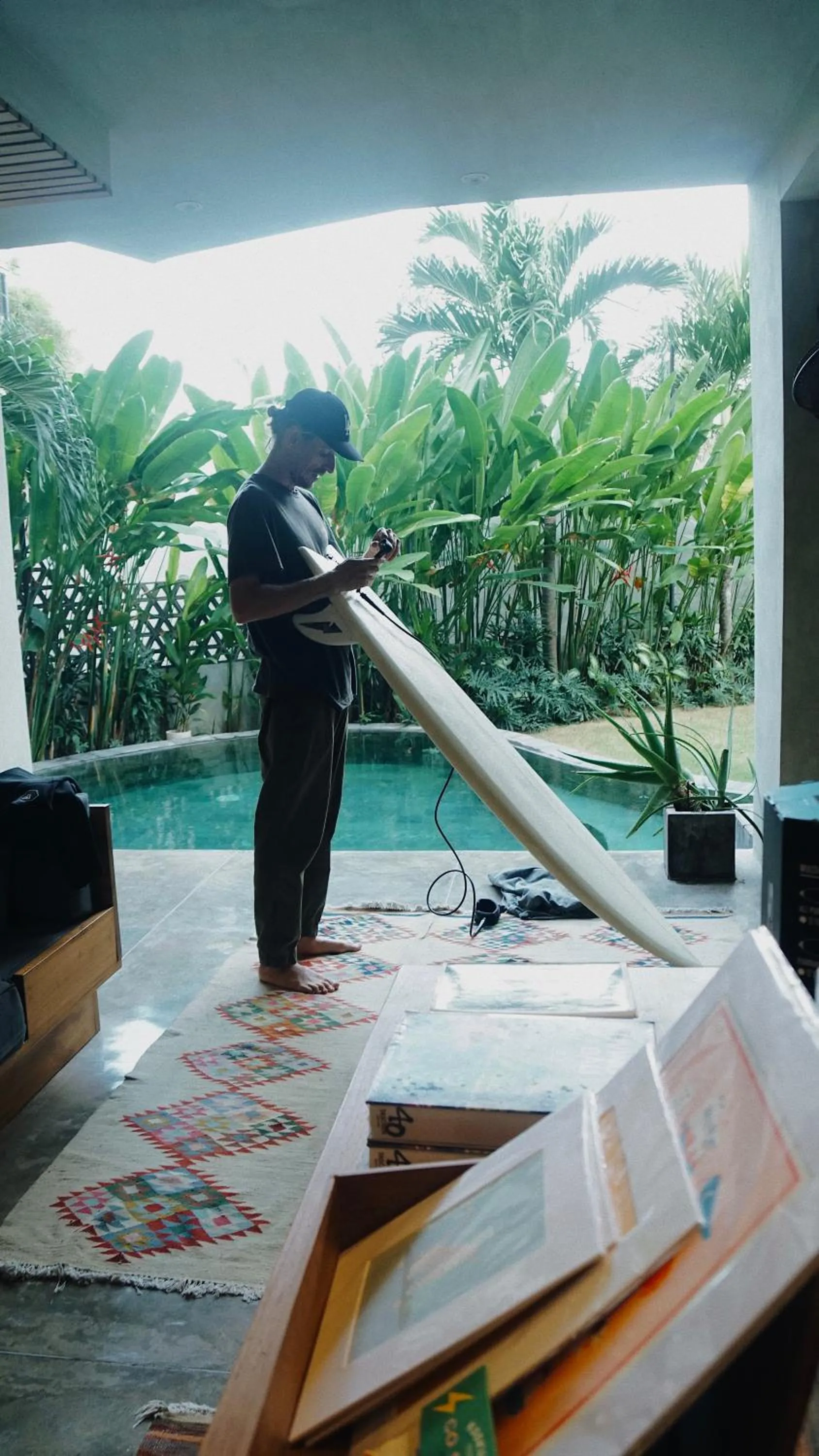 People in Surf Motel