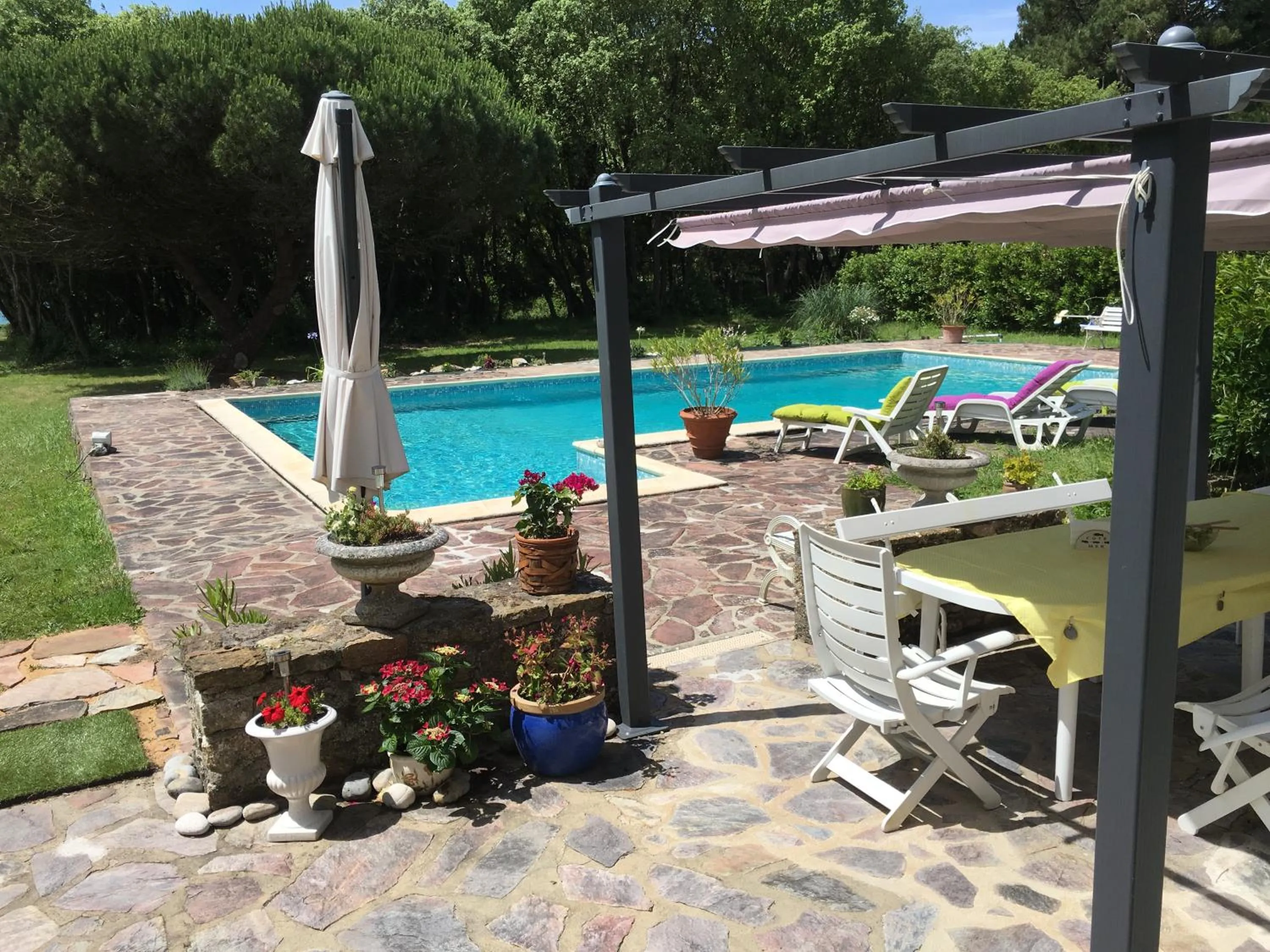 Patio in Les galets de Cayola