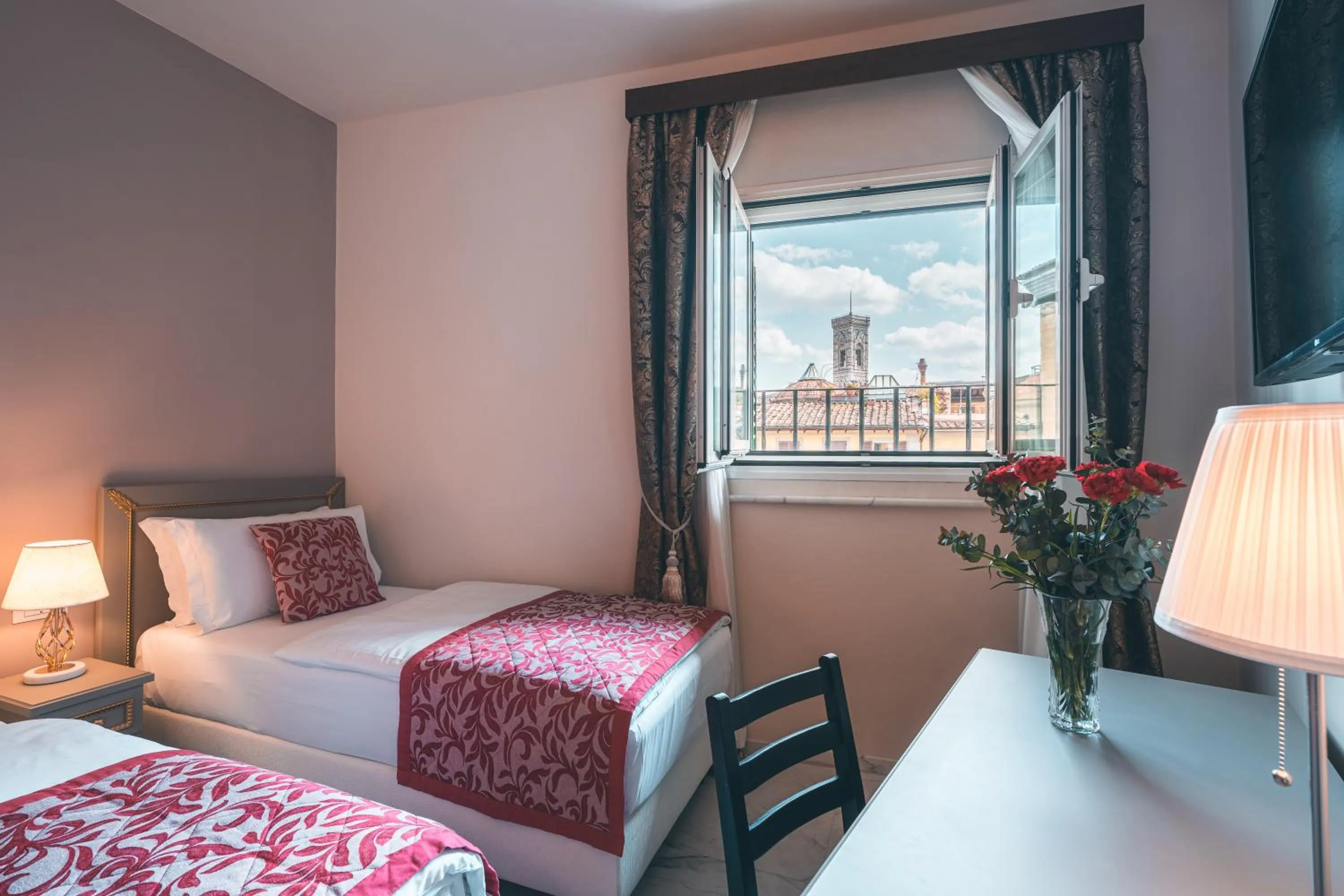 Bed in Hotel Palazzo Benci