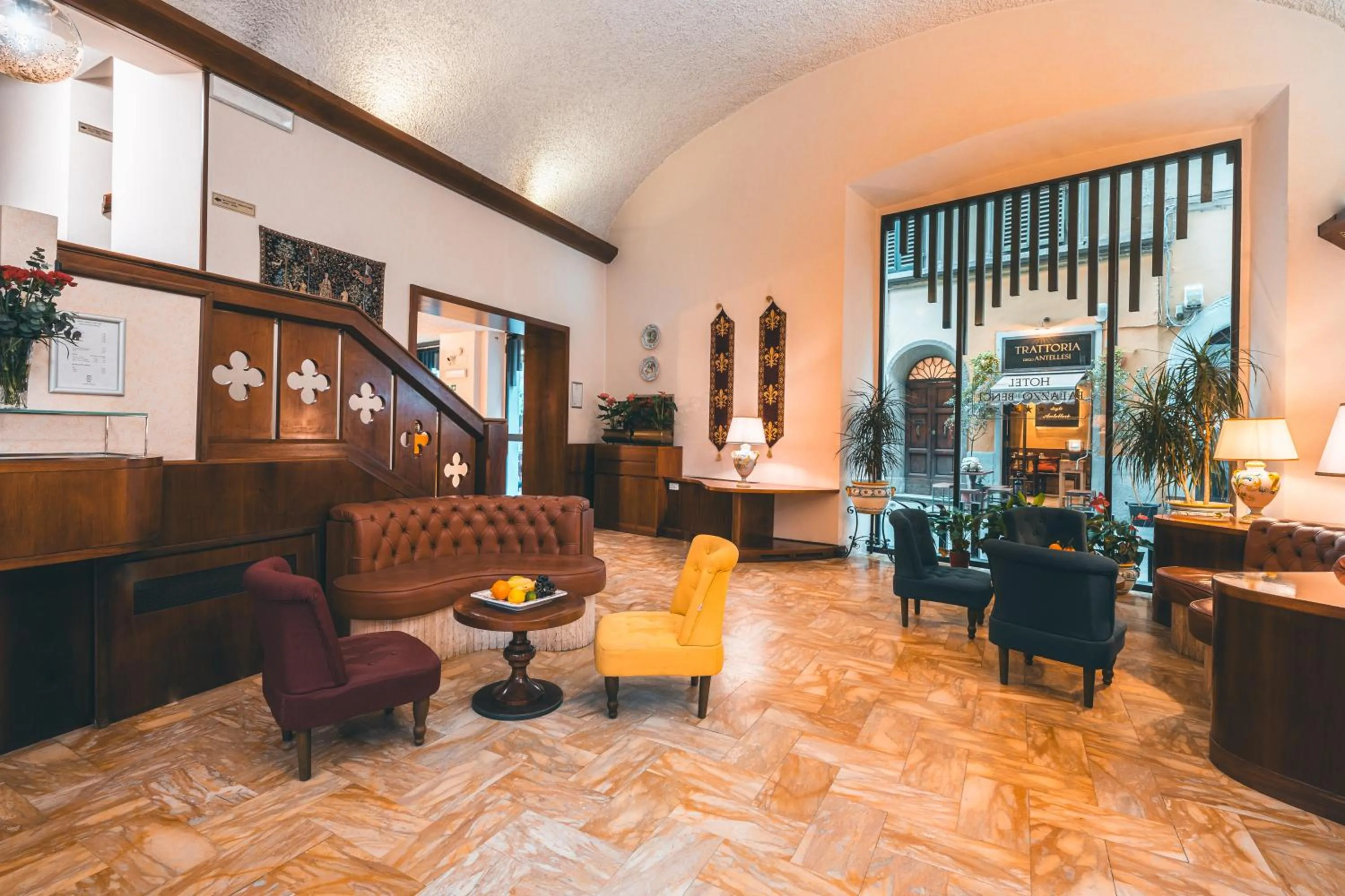 Lobby or reception in Hotel Palazzo Benci