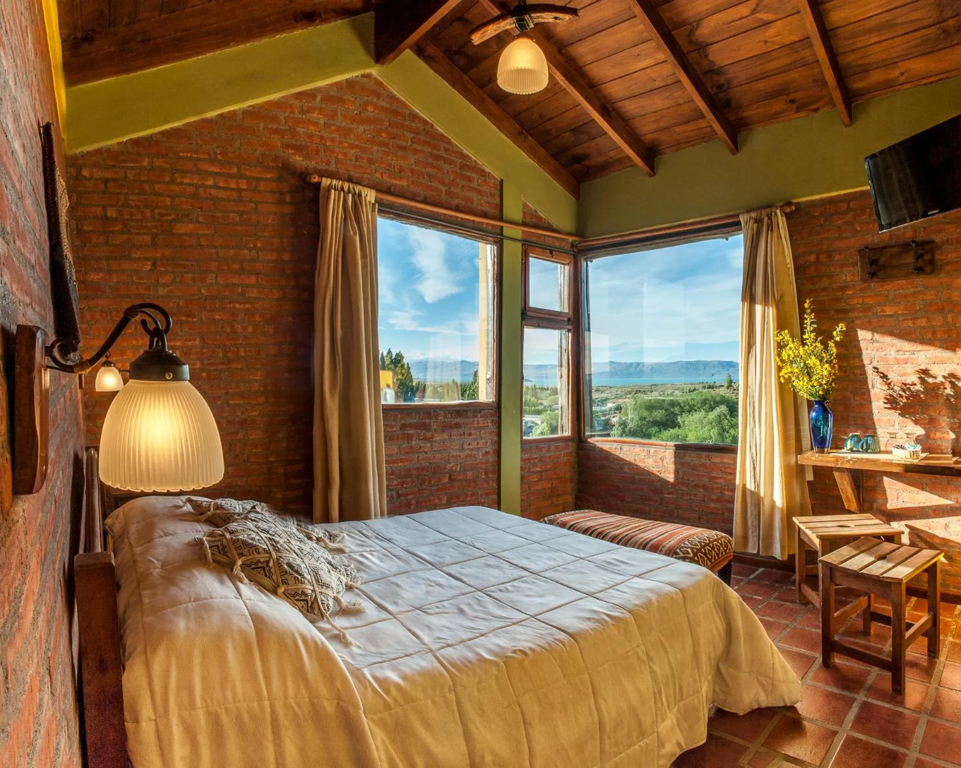 Bedroom, Bed in Posada Larsen