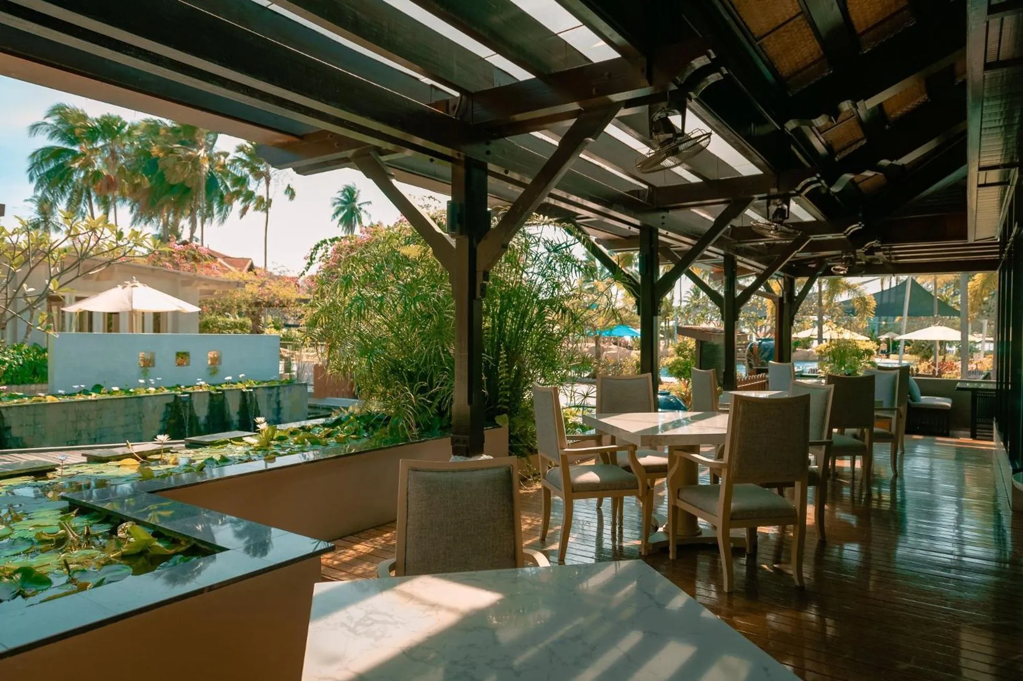 Patio in Pelangi Beach Resort & Spa, Langkawi