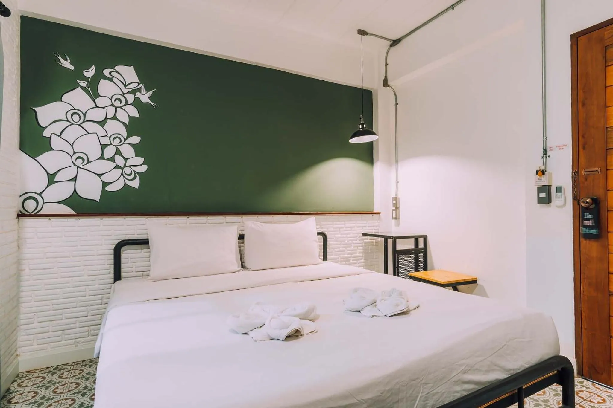 Bed in V1 Room Hotel