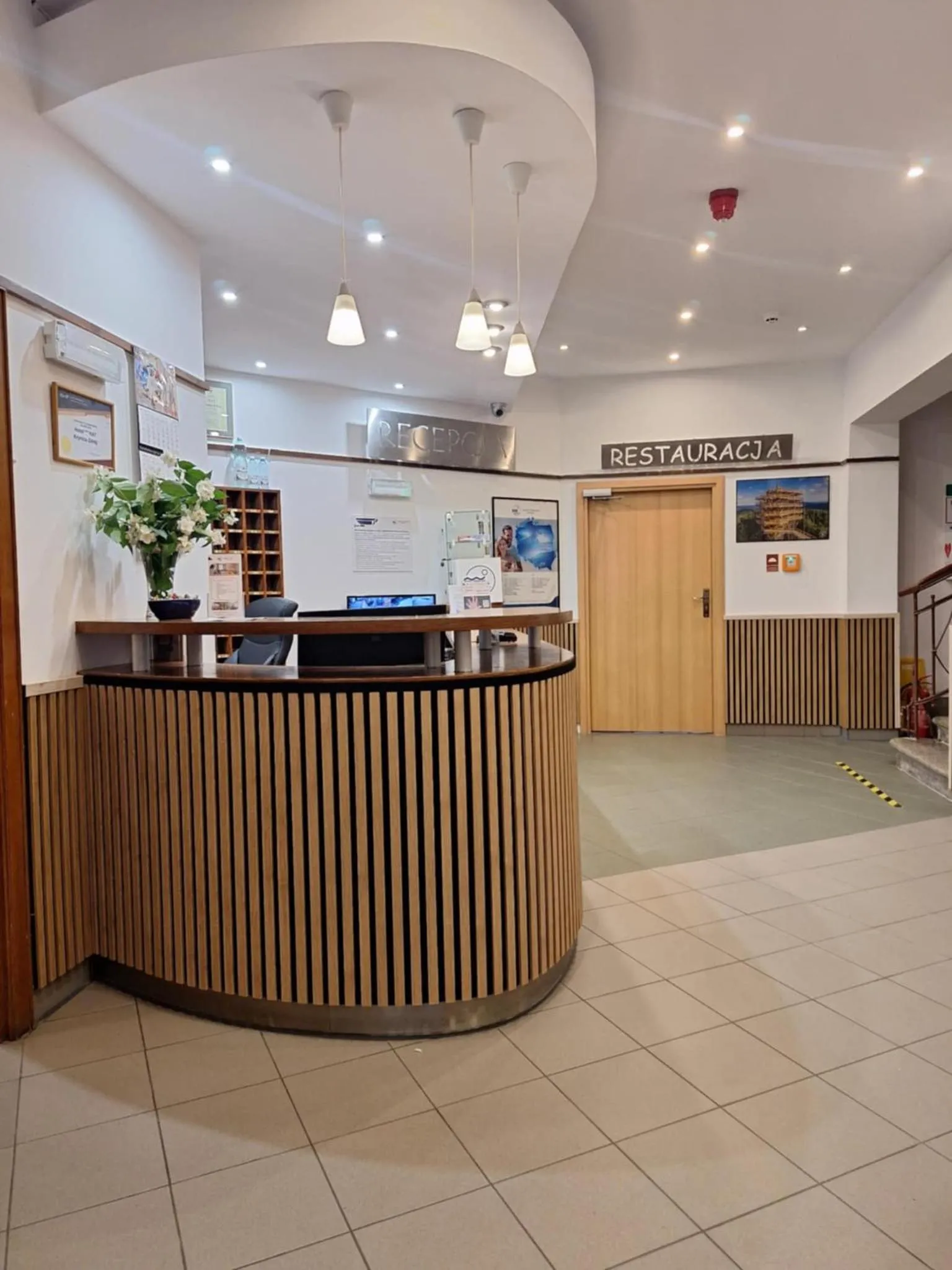 Lobby or reception in Hotel *** NAT Krynica Zdrój