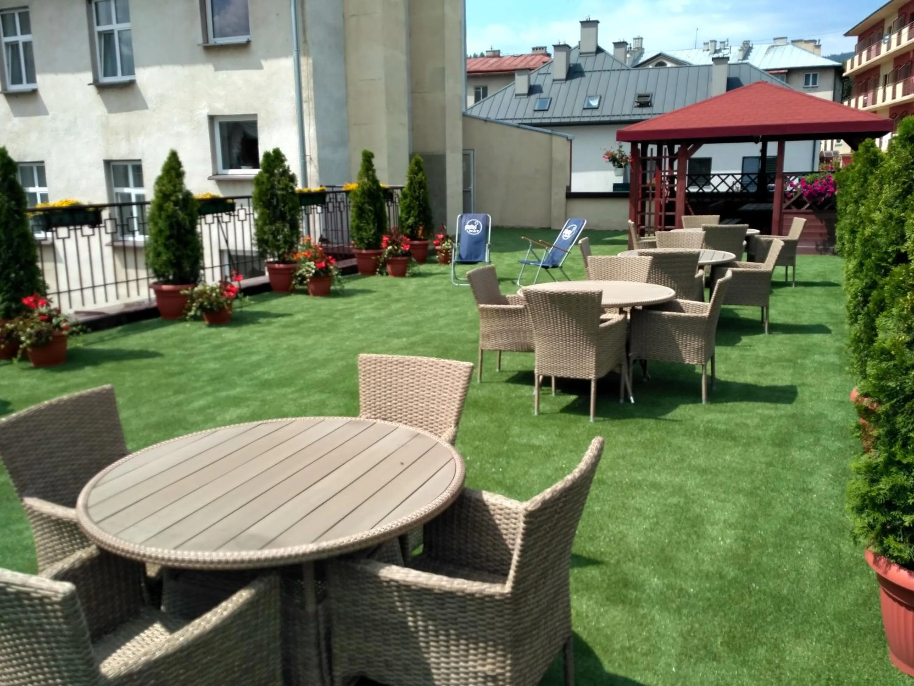 Balcony/Terrace in Hotel *** NAT Krynica Zdrój