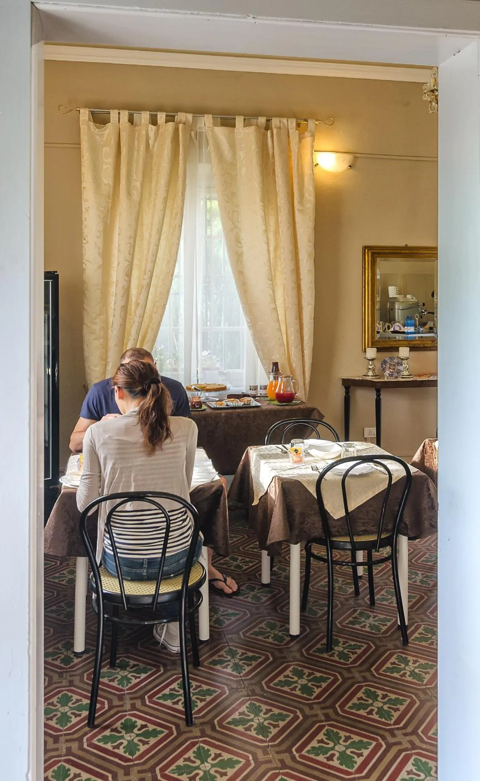 Guests in B&B La Mimosa