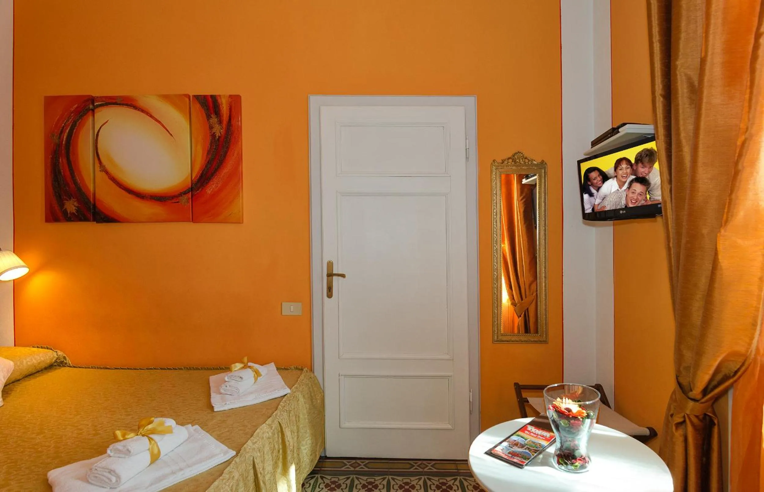 Bed in B&B La Mimosa