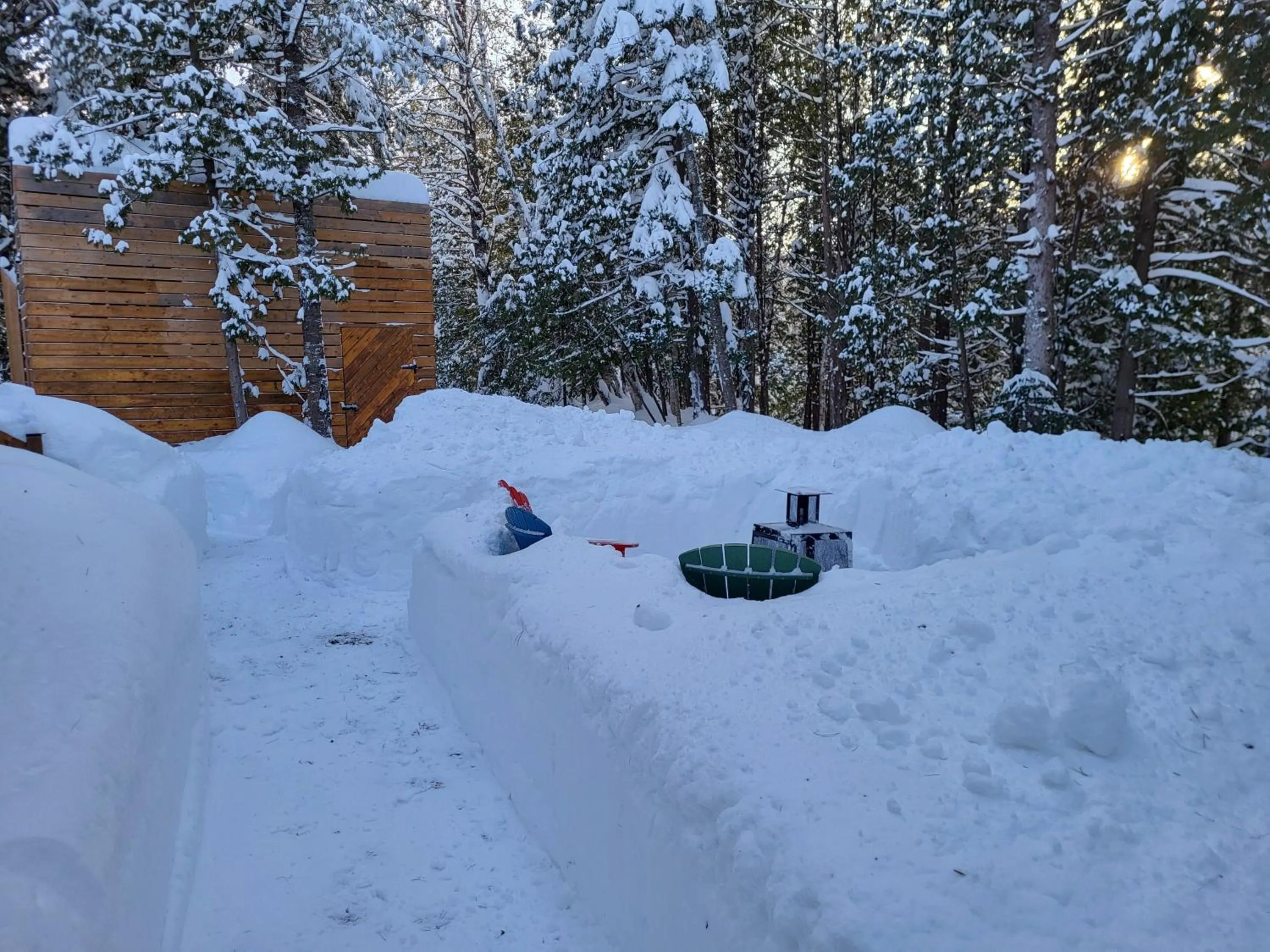 Winter in Chalet Versailles