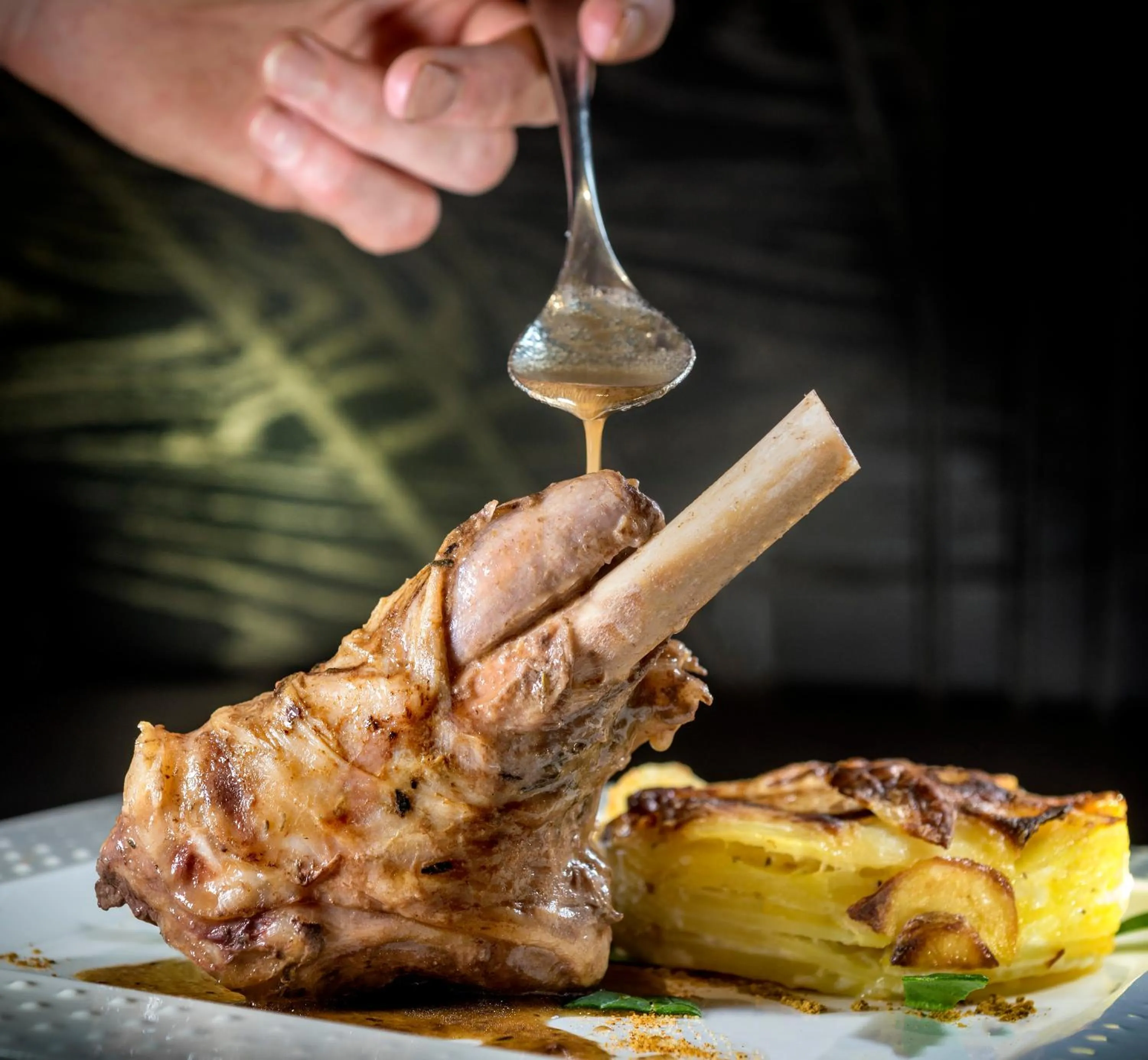 Food close-up in Logis Hôtel Restaurant Les 2 Rives - A75, en bordure de rivière