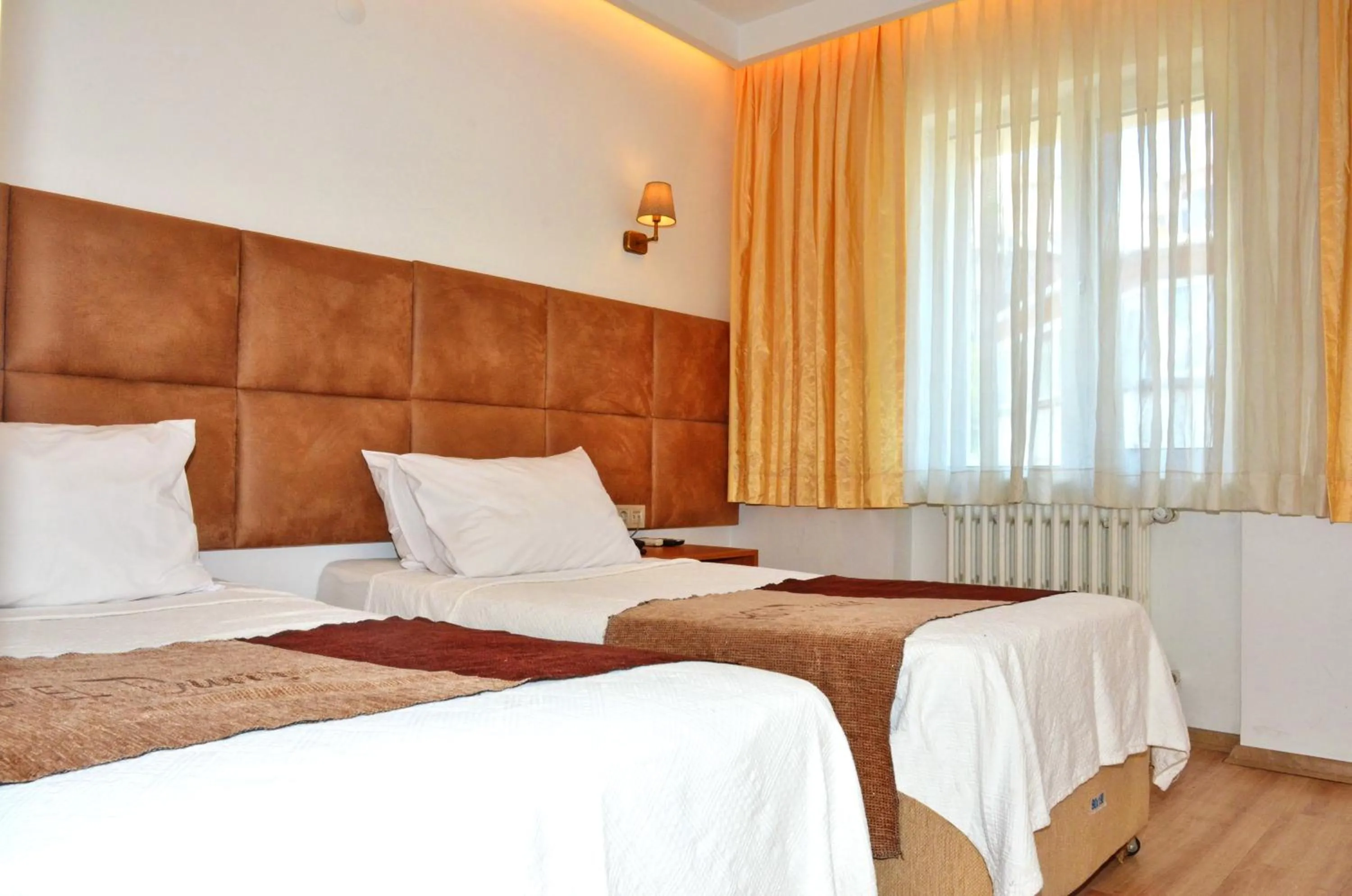 Bed in Hotel Davos Istanbul