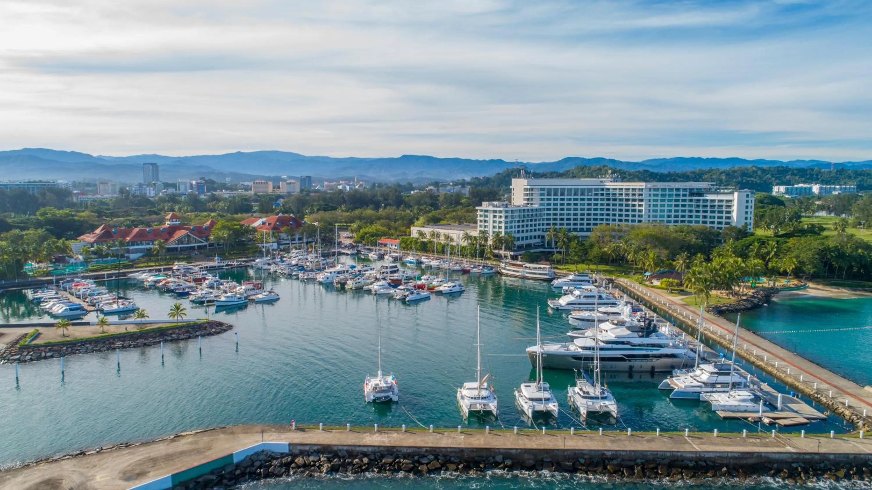 Property building in The Pacific Sutera Hotel