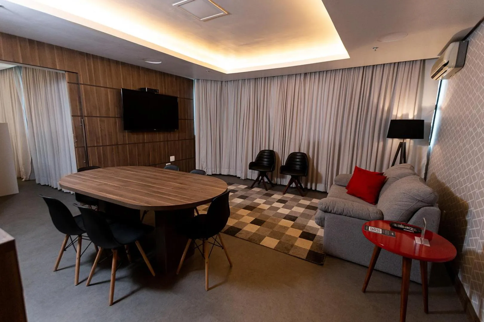 Living room in Master Porto Alegre Hotel - Av Carlos Gomes, Próximo ao Consulado Americano