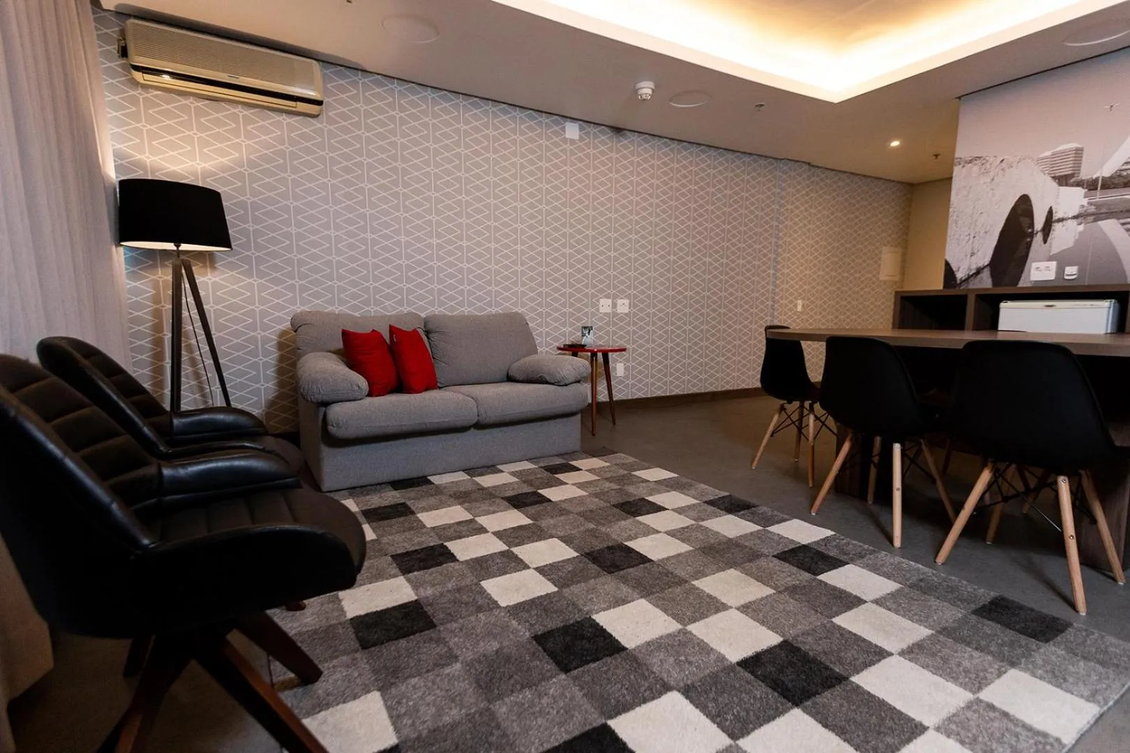 Living room in Master Porto Alegre Hotel - Av Carlos Gomes, Próximo ao Consulado Americano