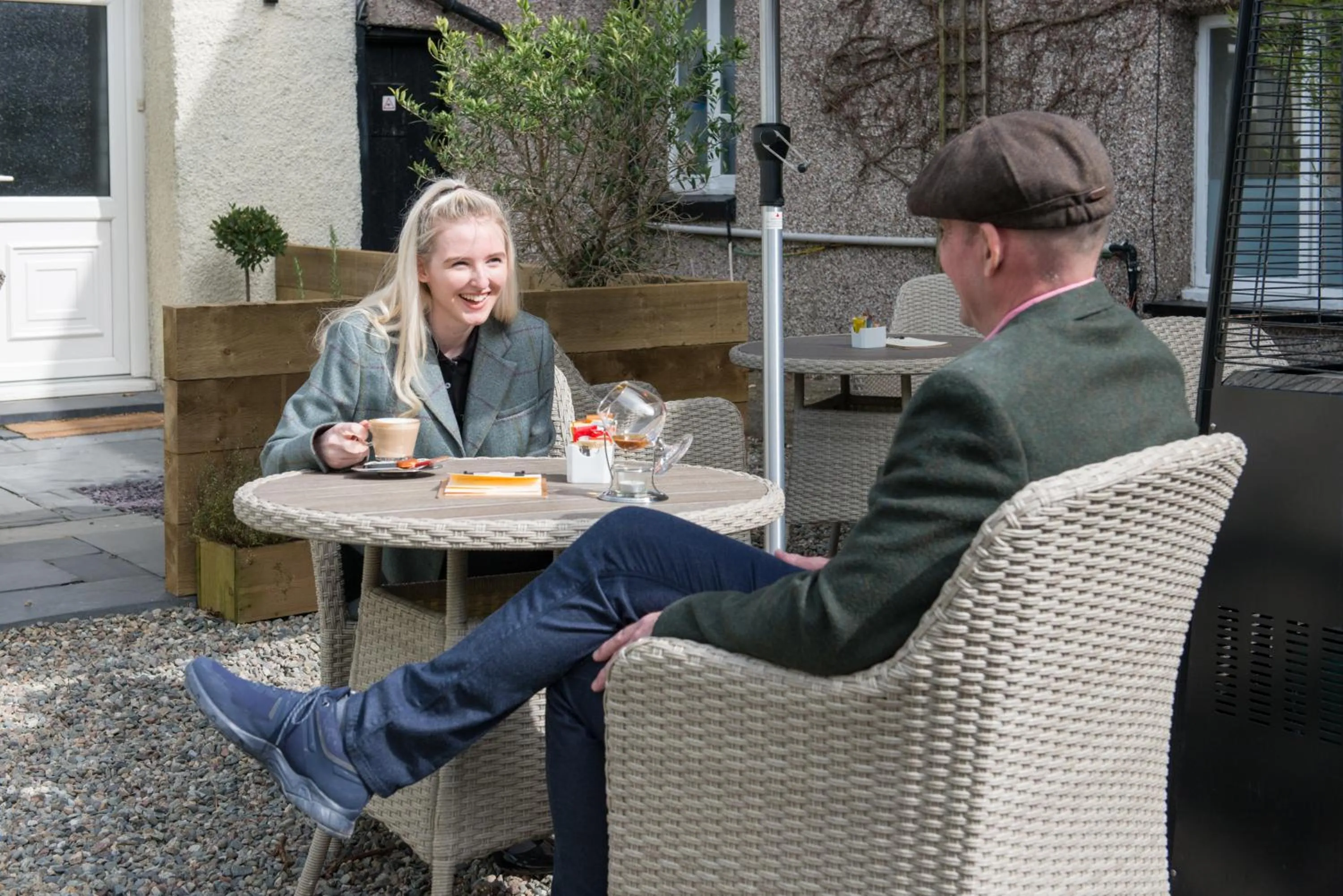 Inner courtyard view in Tudor Lodge