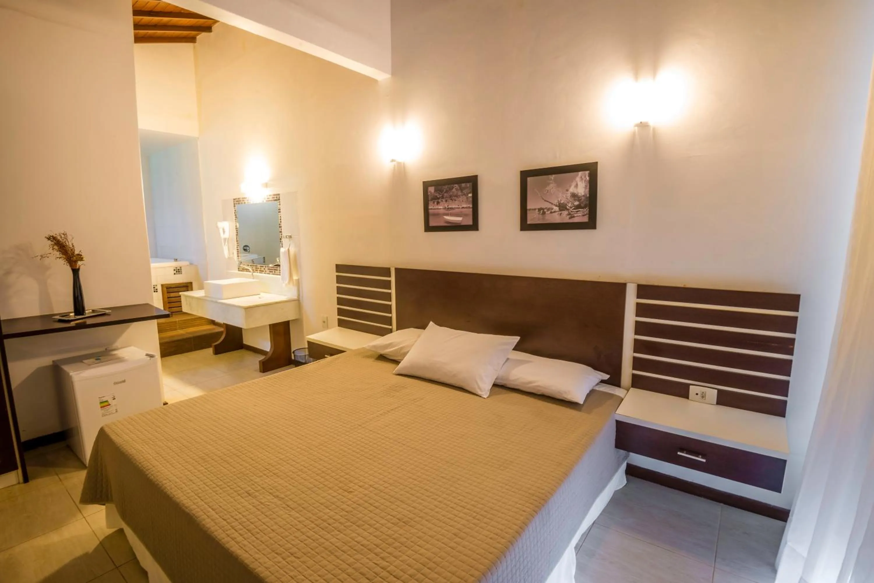 Bedroom, Bed in Pousada Ilha da Saudade