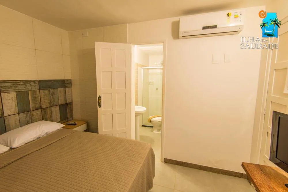 Bed in Pousada Ilha da Saudade