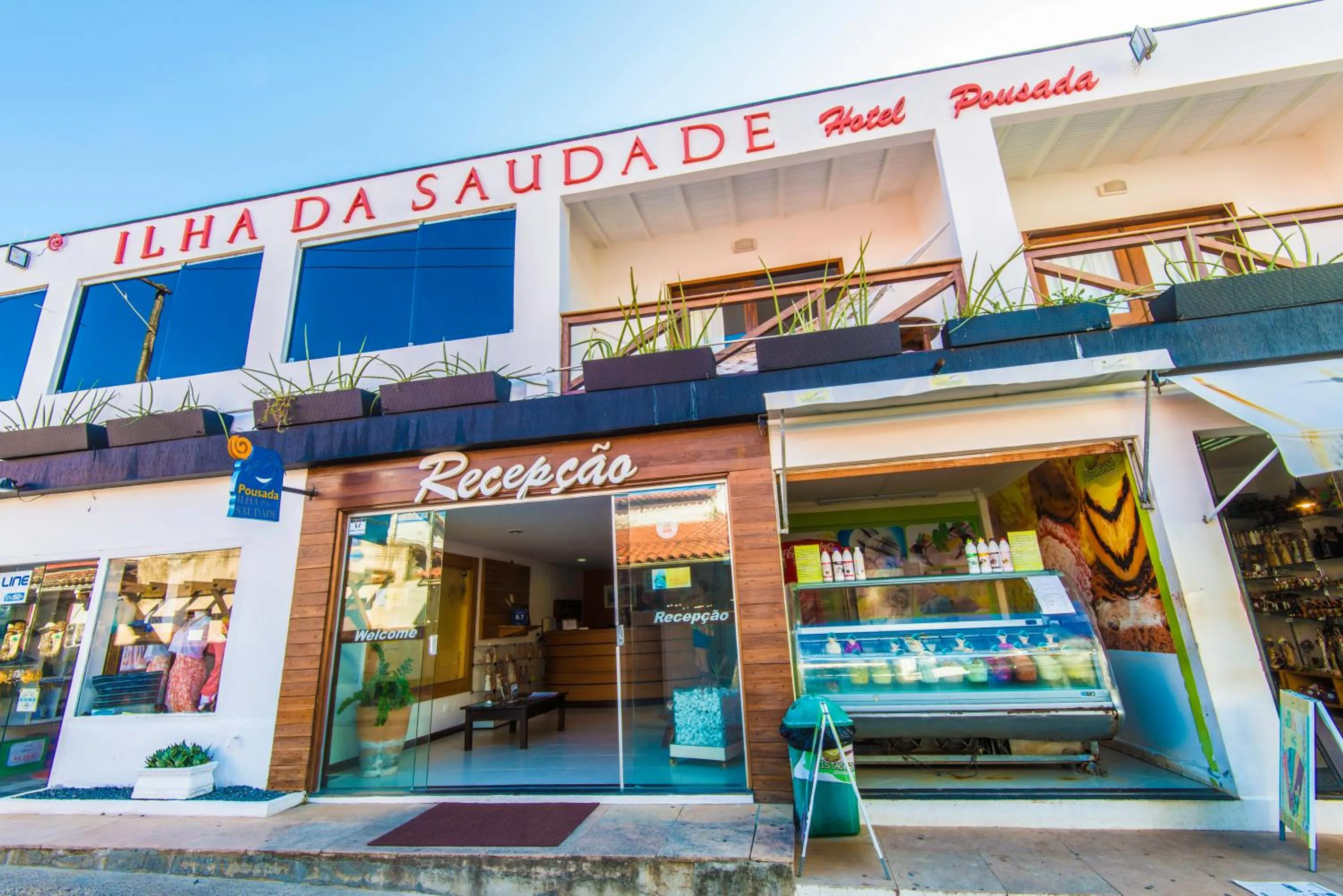 Facade/entrance in Pousada Ilha da Saudade