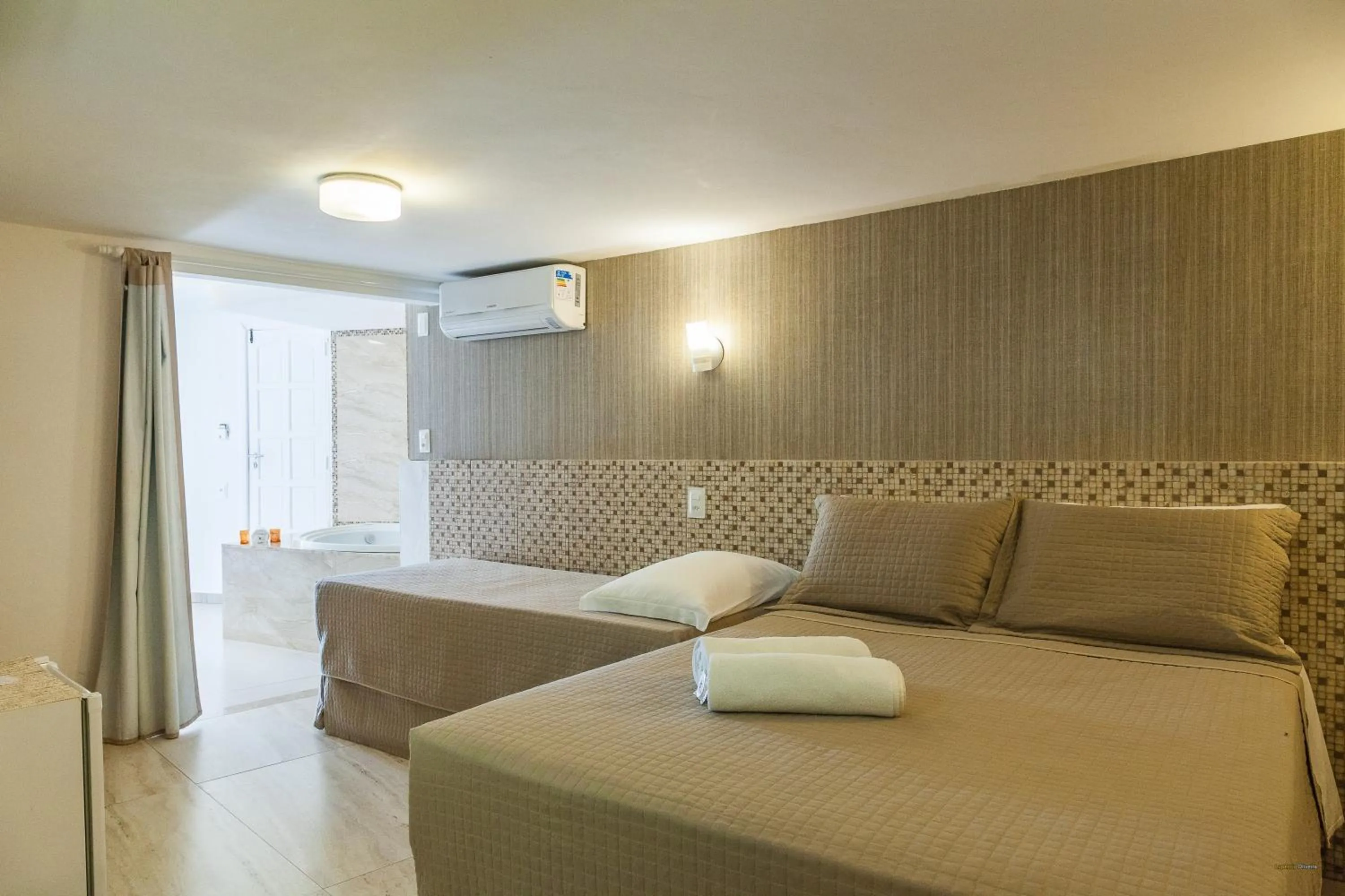 Bed in Pousada Ilha da Saudade