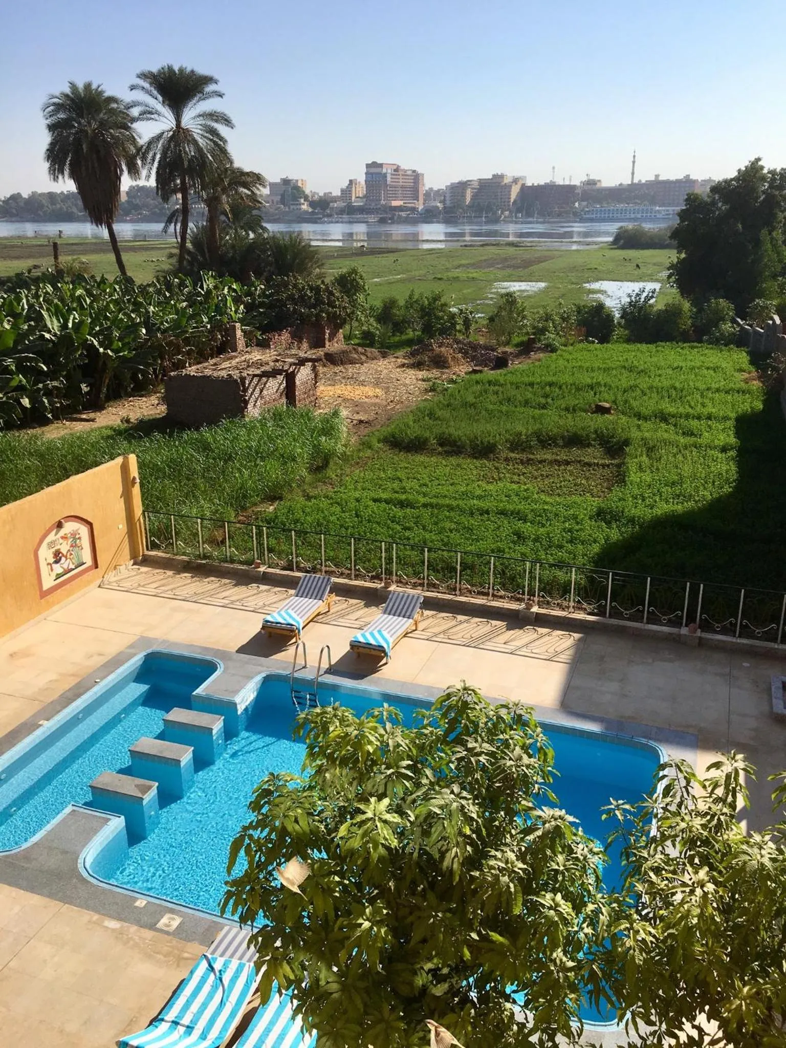 Pool view in Jewel Howard Carter Hotel
