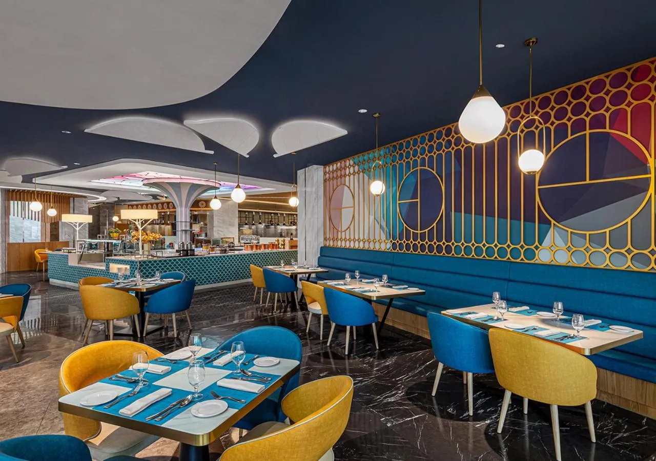 Buffet breakfast in Sunway Resort Hotel