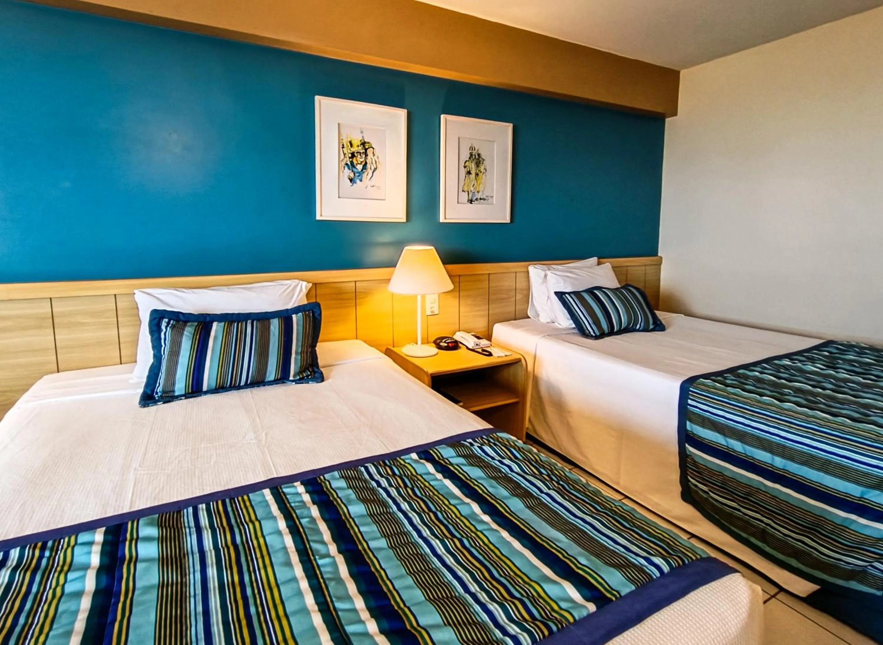 Bed in Reymar Hotel Maceió