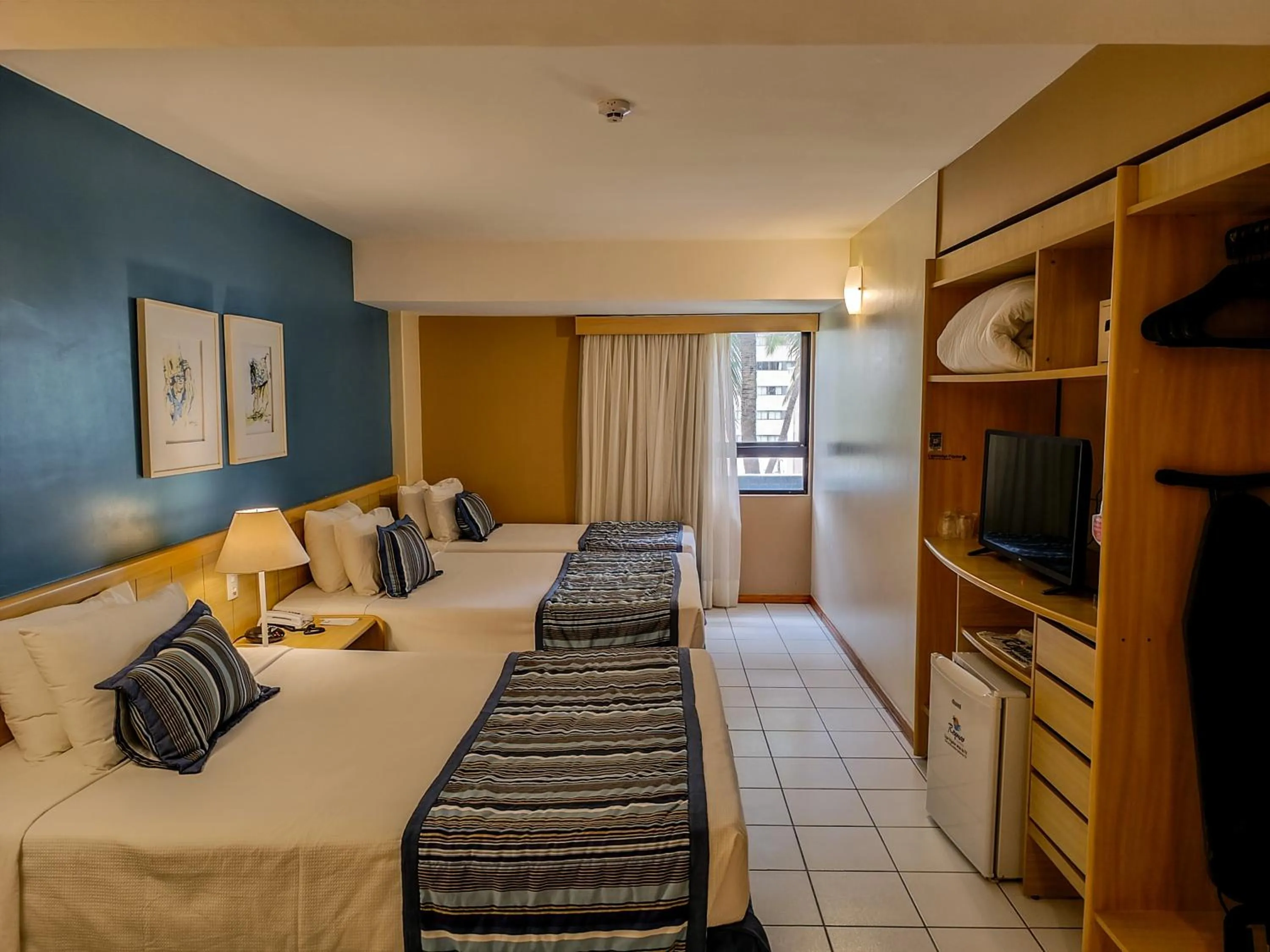 Bed in Reymar Hotel Maceió