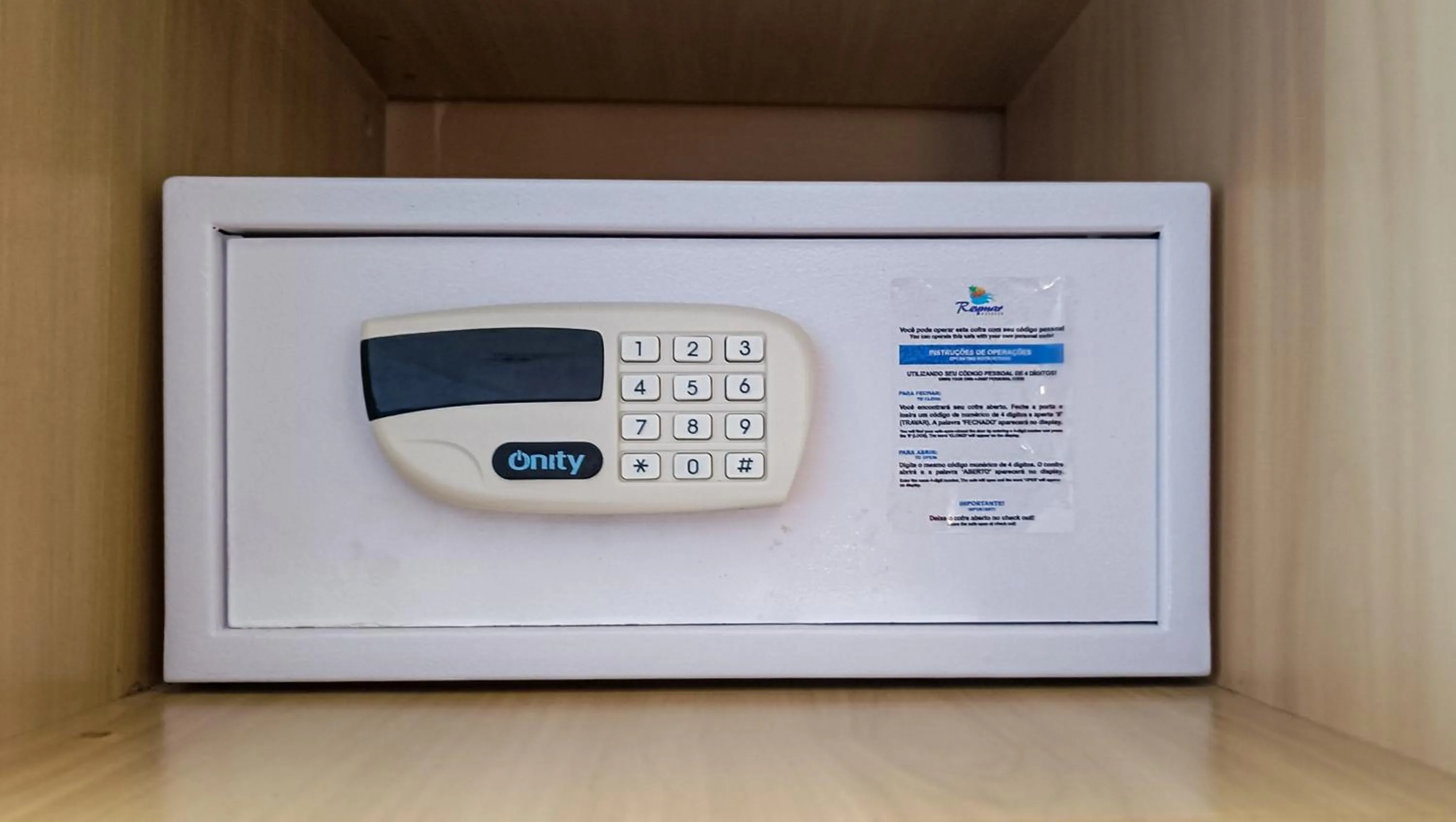 safe in Reymar Hotel Maceió