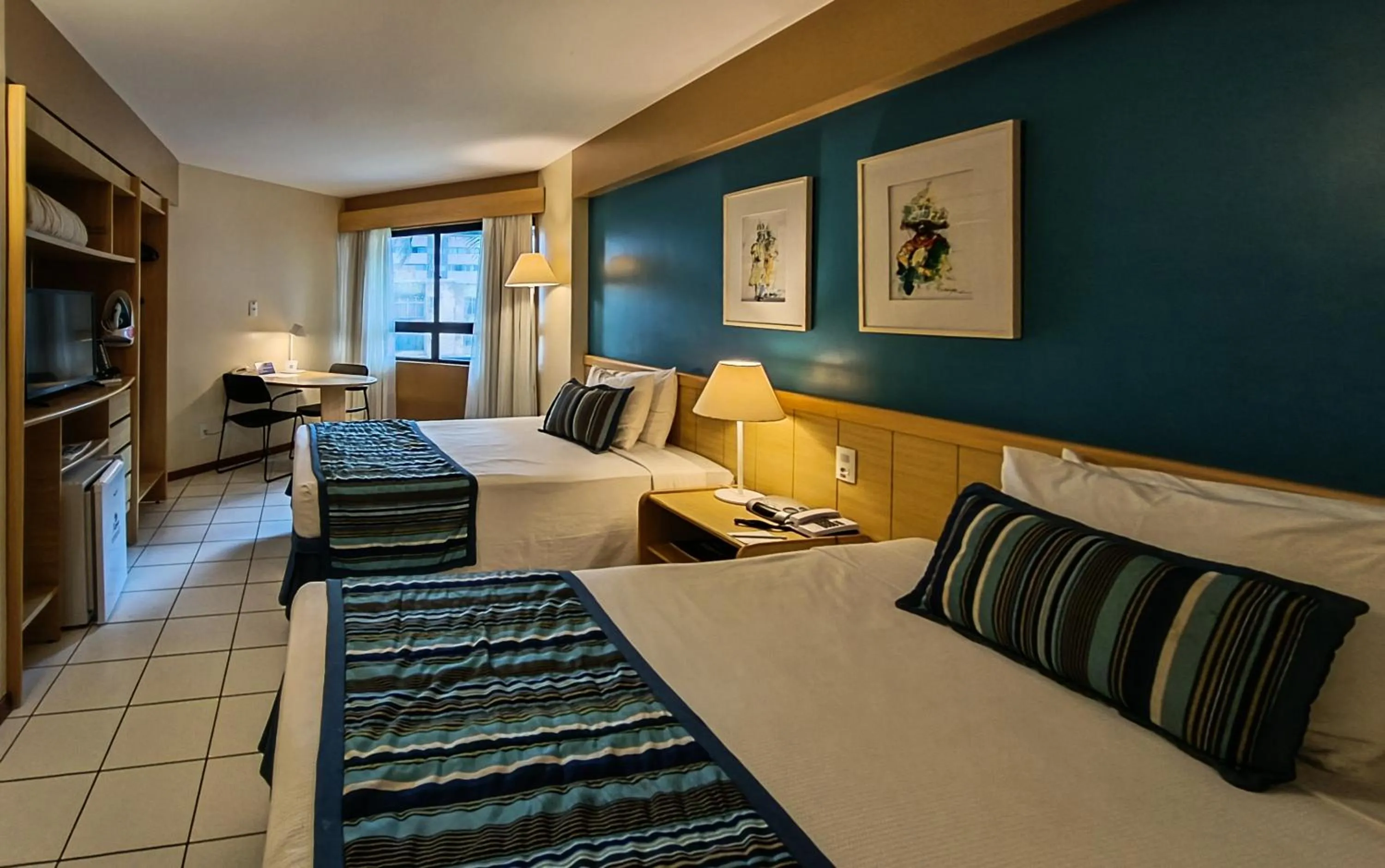 Bed in Reymar Hotel Maceió