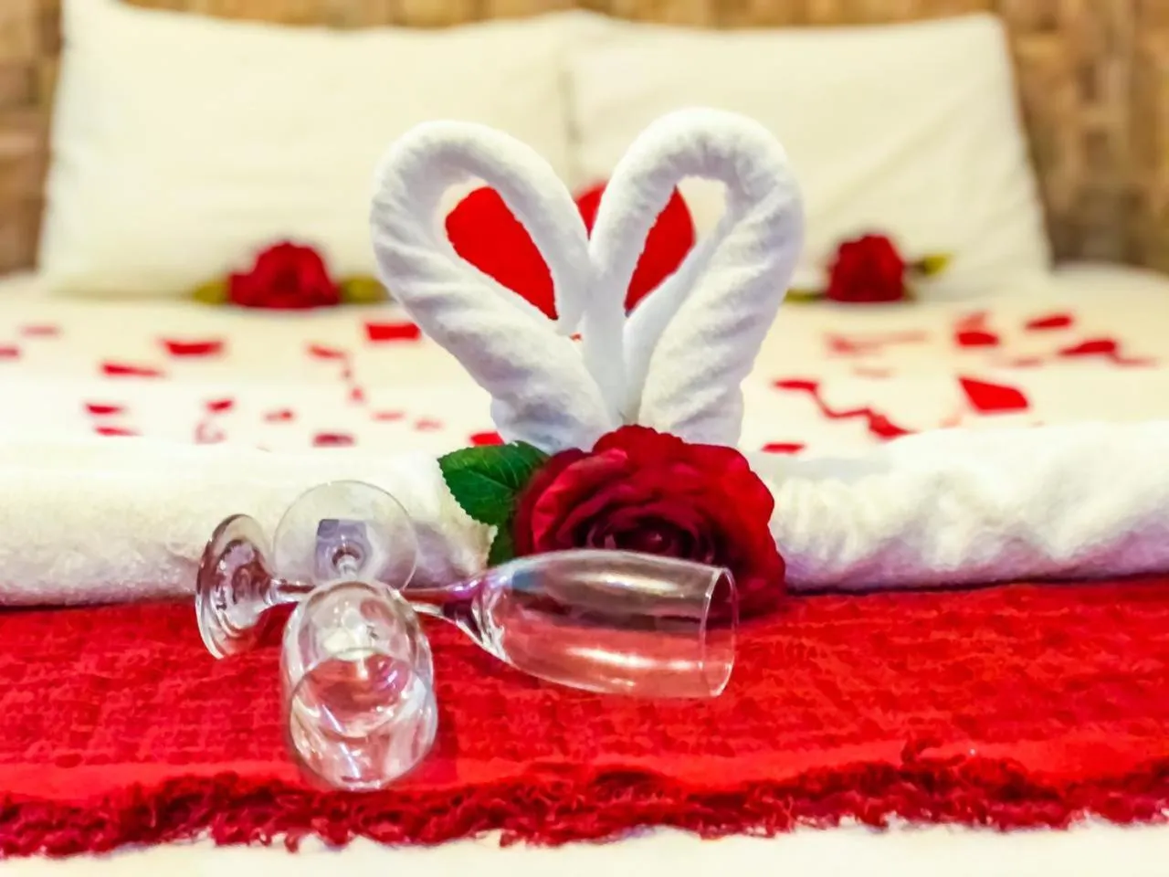 Bed in Pousada Vila do Sossego