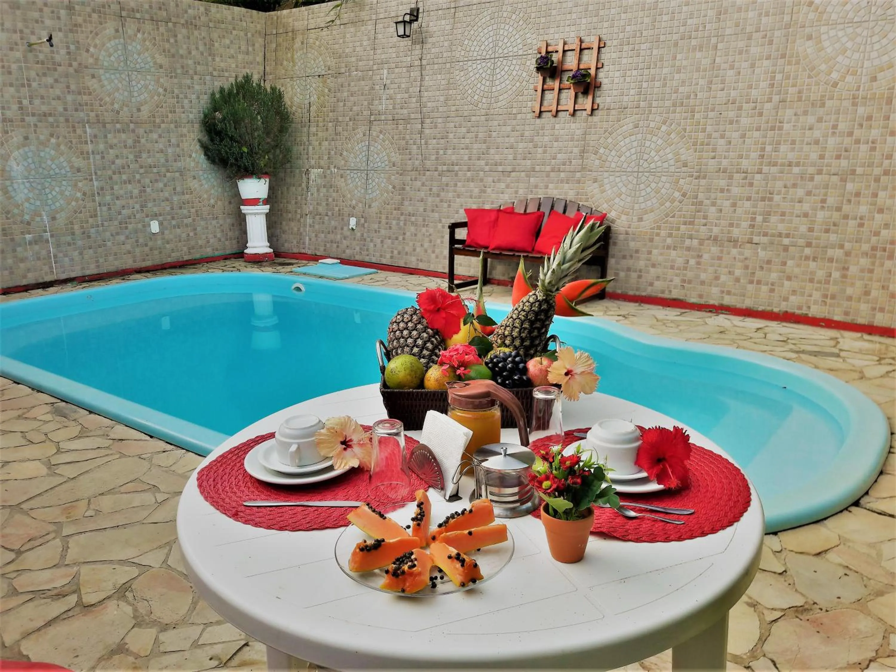 Garden in Pousada Vila do Sossego