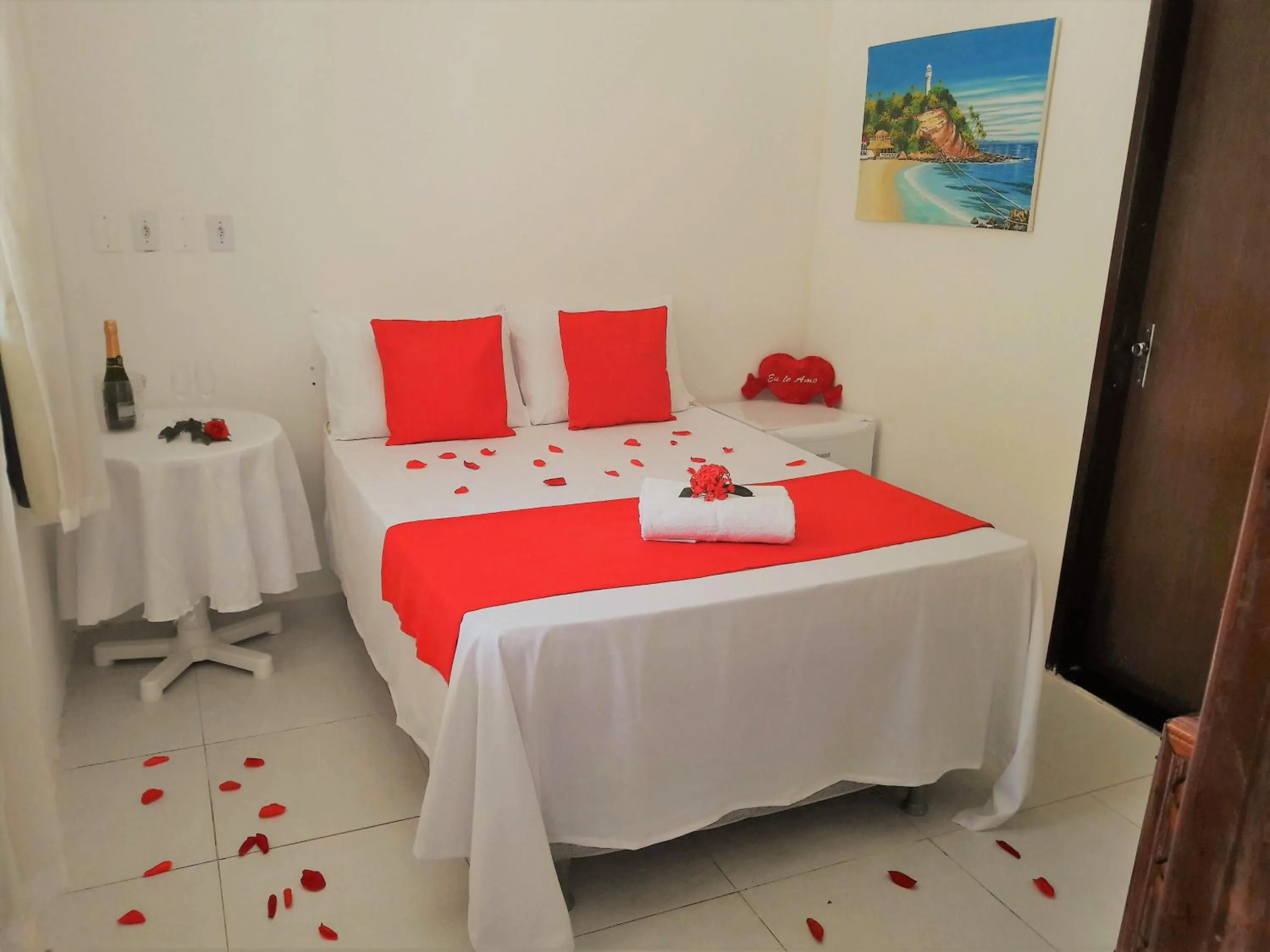 Bed in Pousada Vila do Sossego