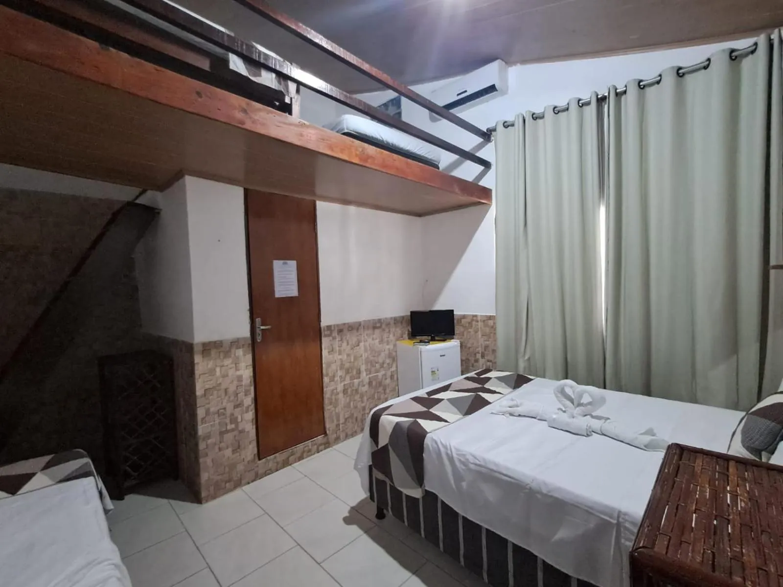 Bed in Pousada Vila do Sossego