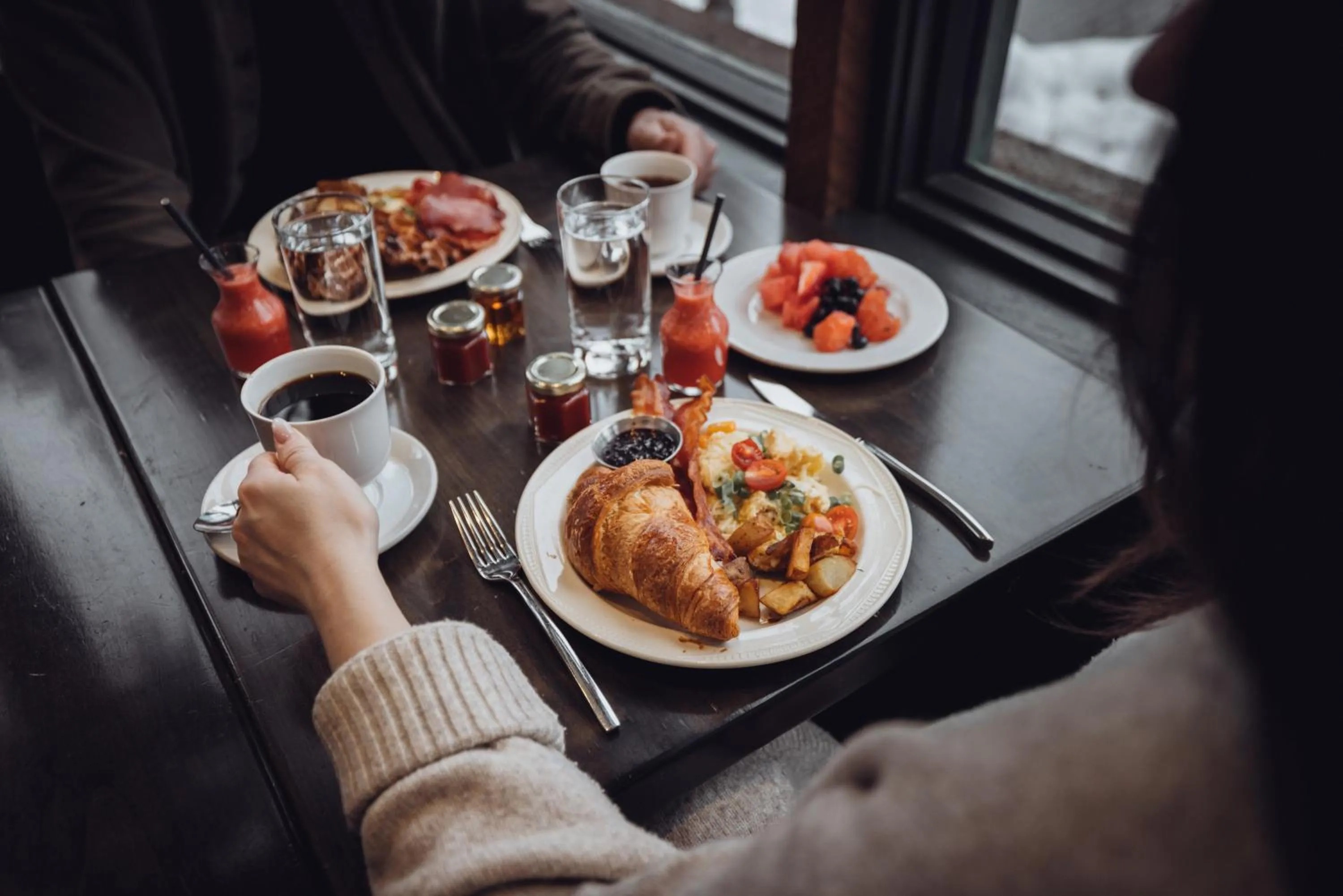Breakfast in Emerald Lake Lodge