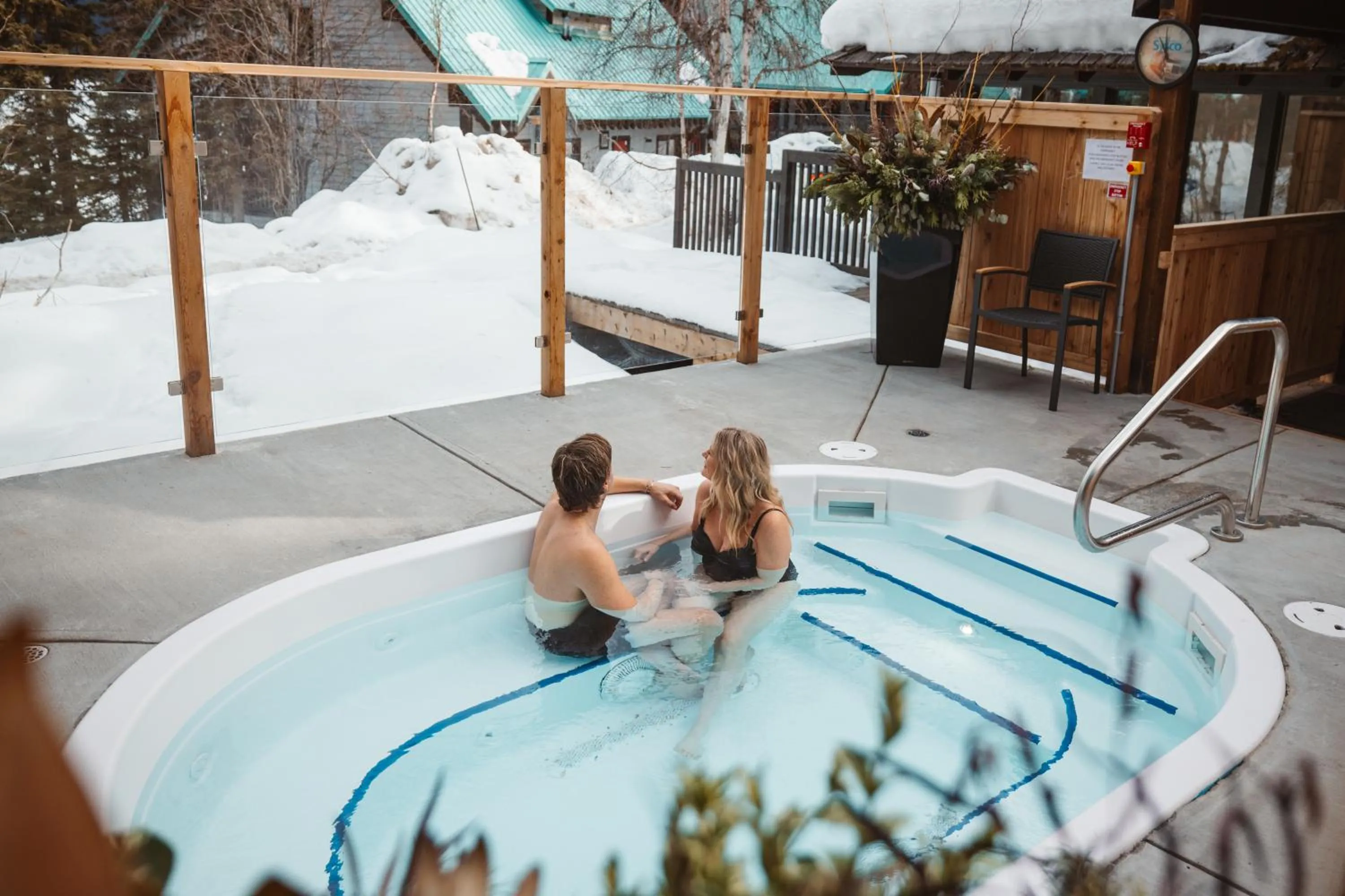 Hot Tub in Emerald Lake Lodge