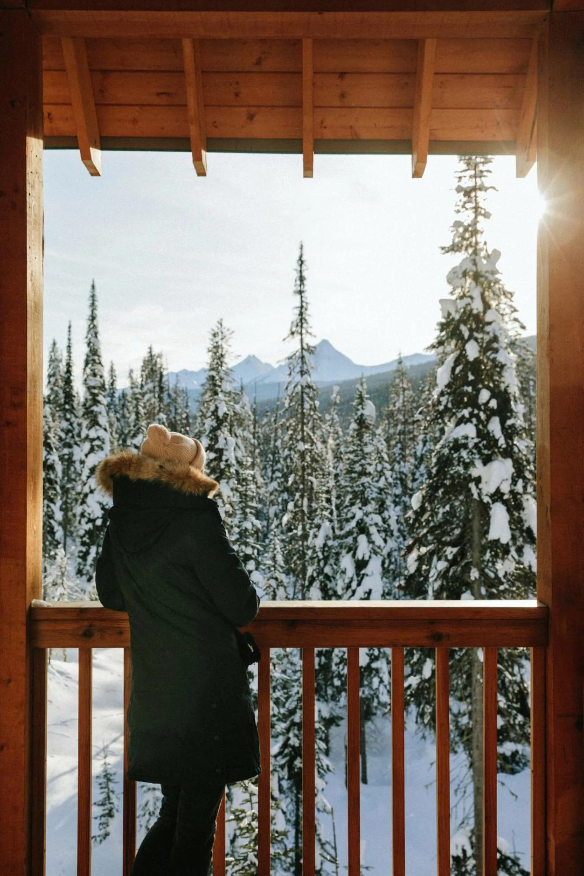 Winter in Emerald Lake Lodge