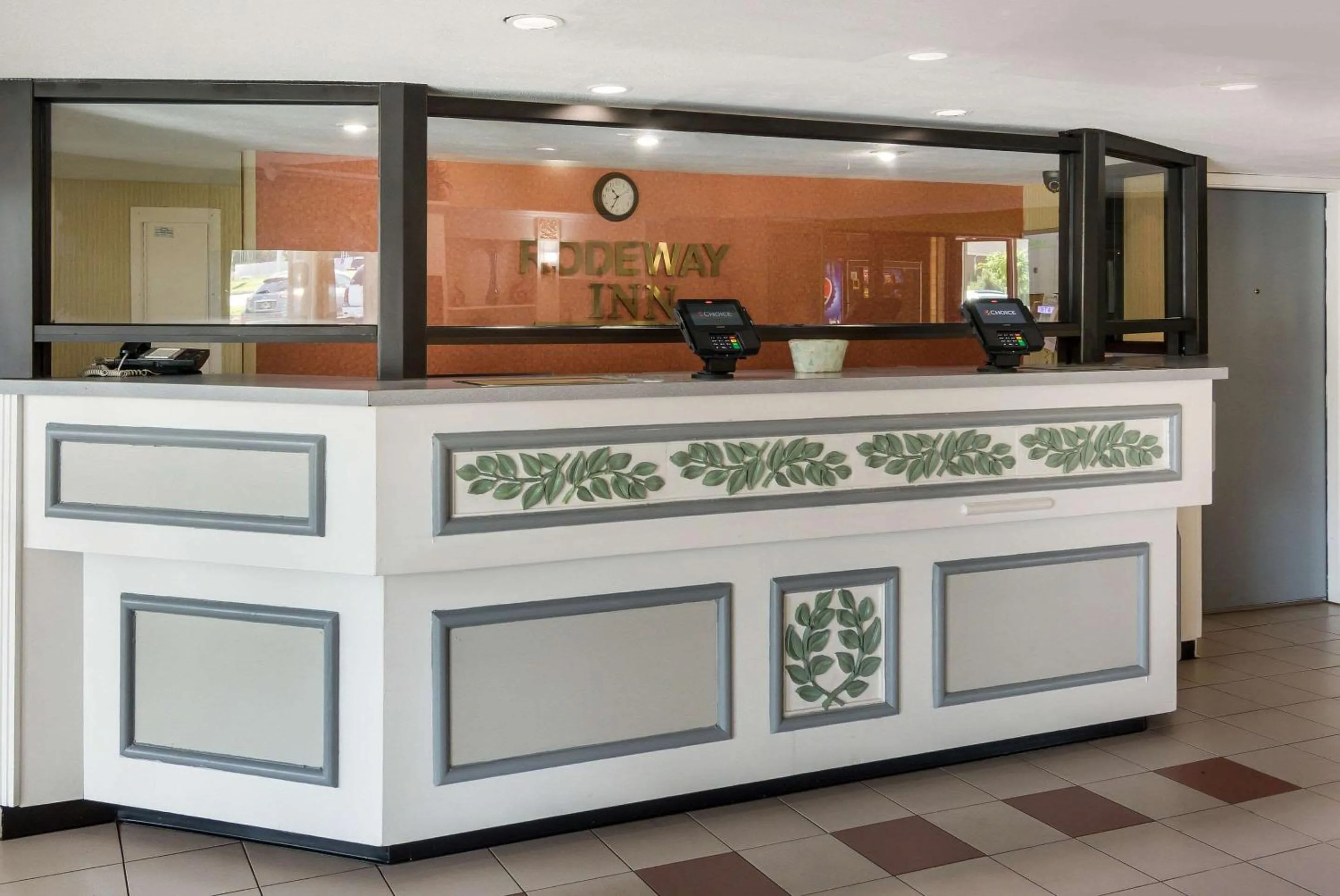 Lobby or reception in Rodeway Inn At Fort Lee