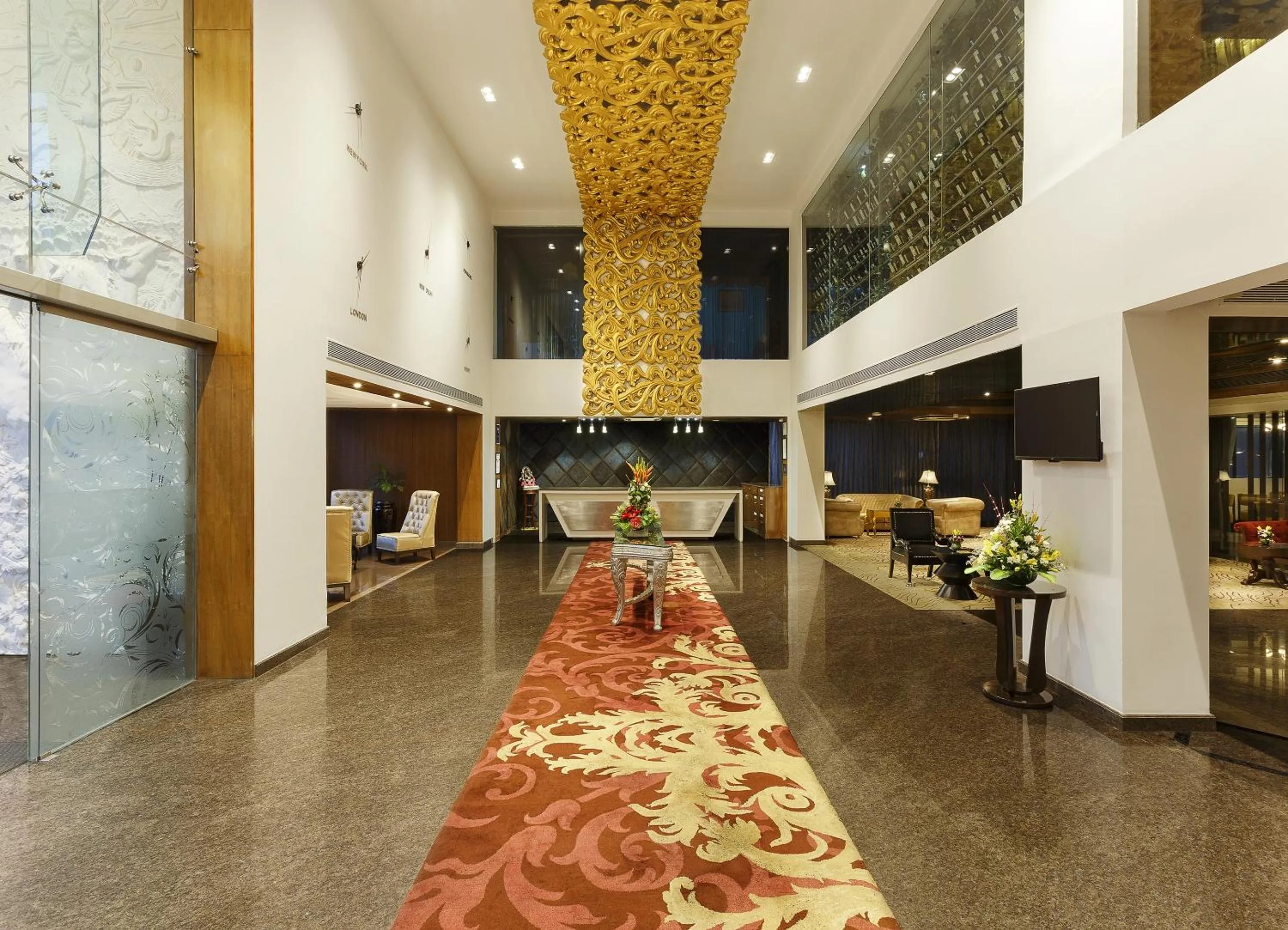 Lobby or reception in La Marvella, Bengaluru