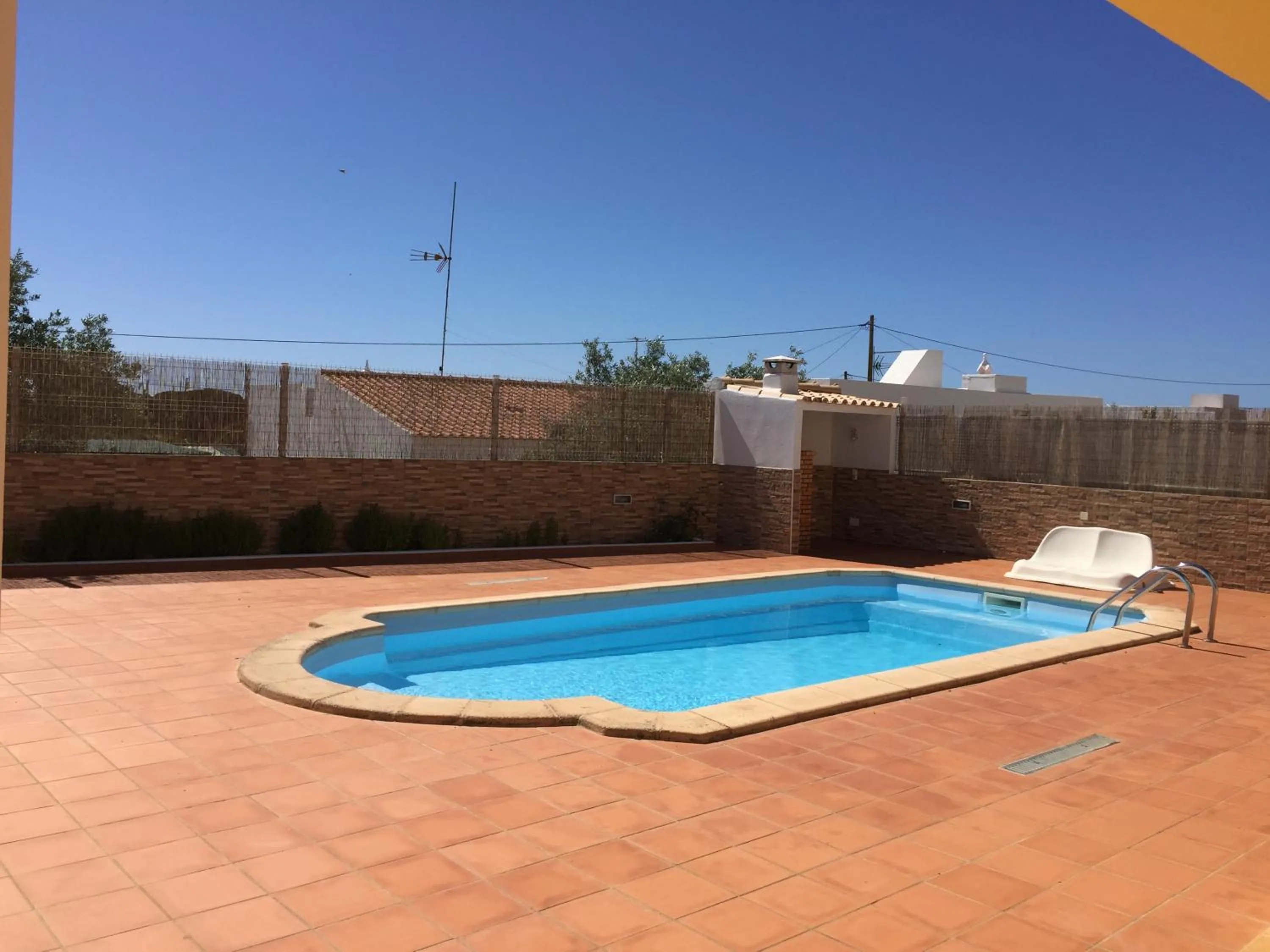 Balcony/Terrace in Villa vista mar e piscina