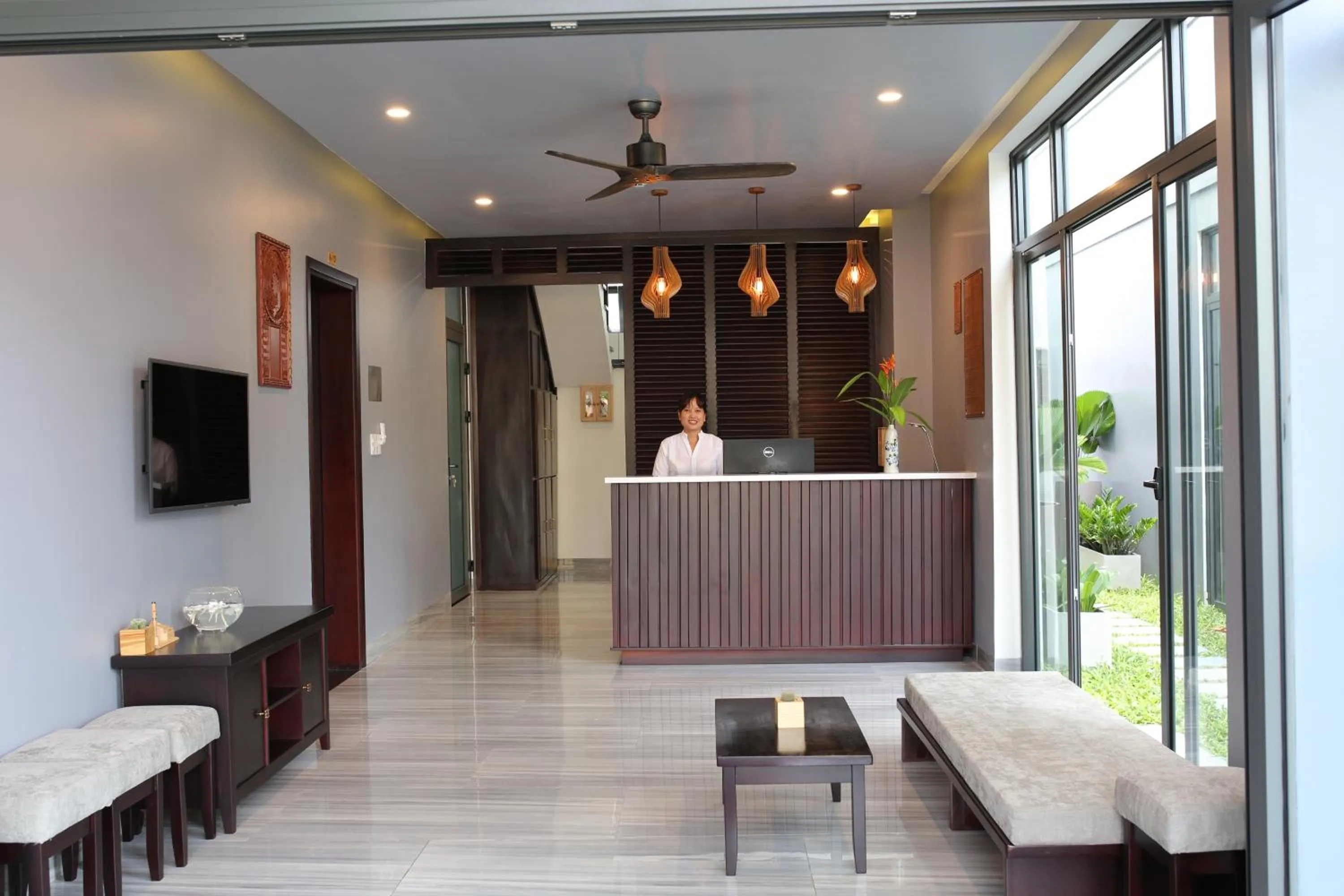 Lobby or reception in Dai An Phu Villa