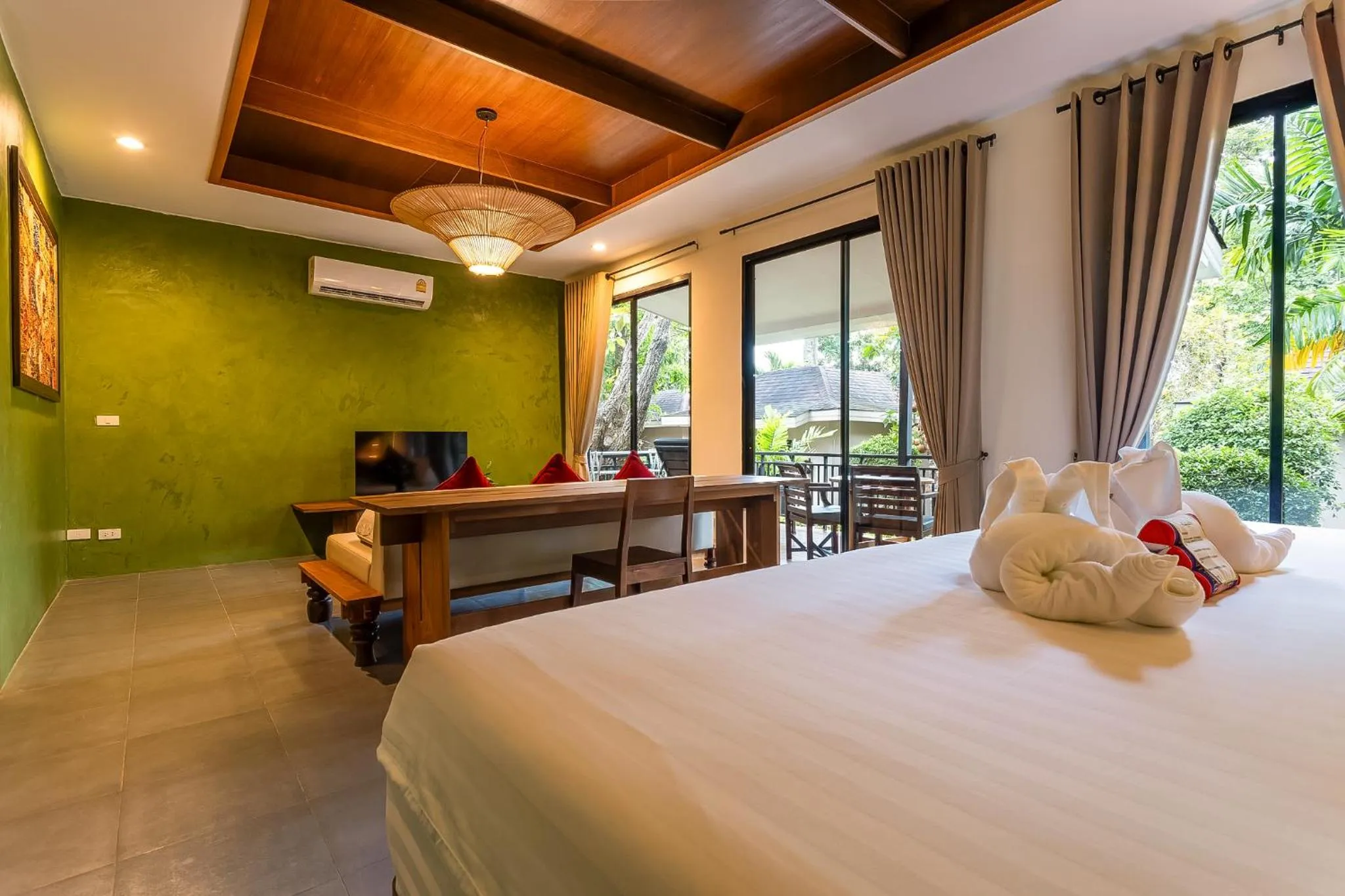 Bedroom, Bed in Anda Lanta Resort