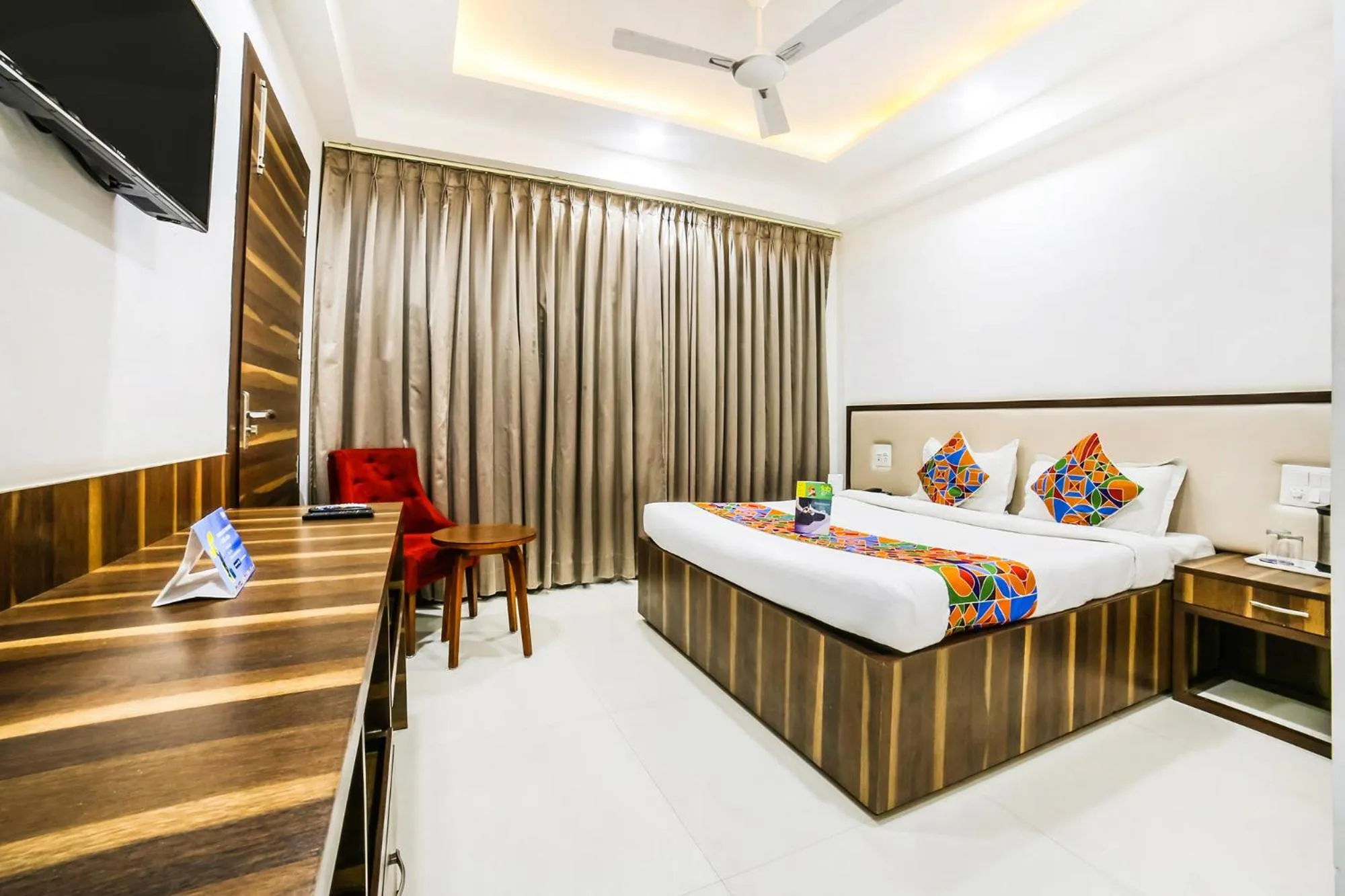 Bed in FabHotel Prime Sapphire Inn