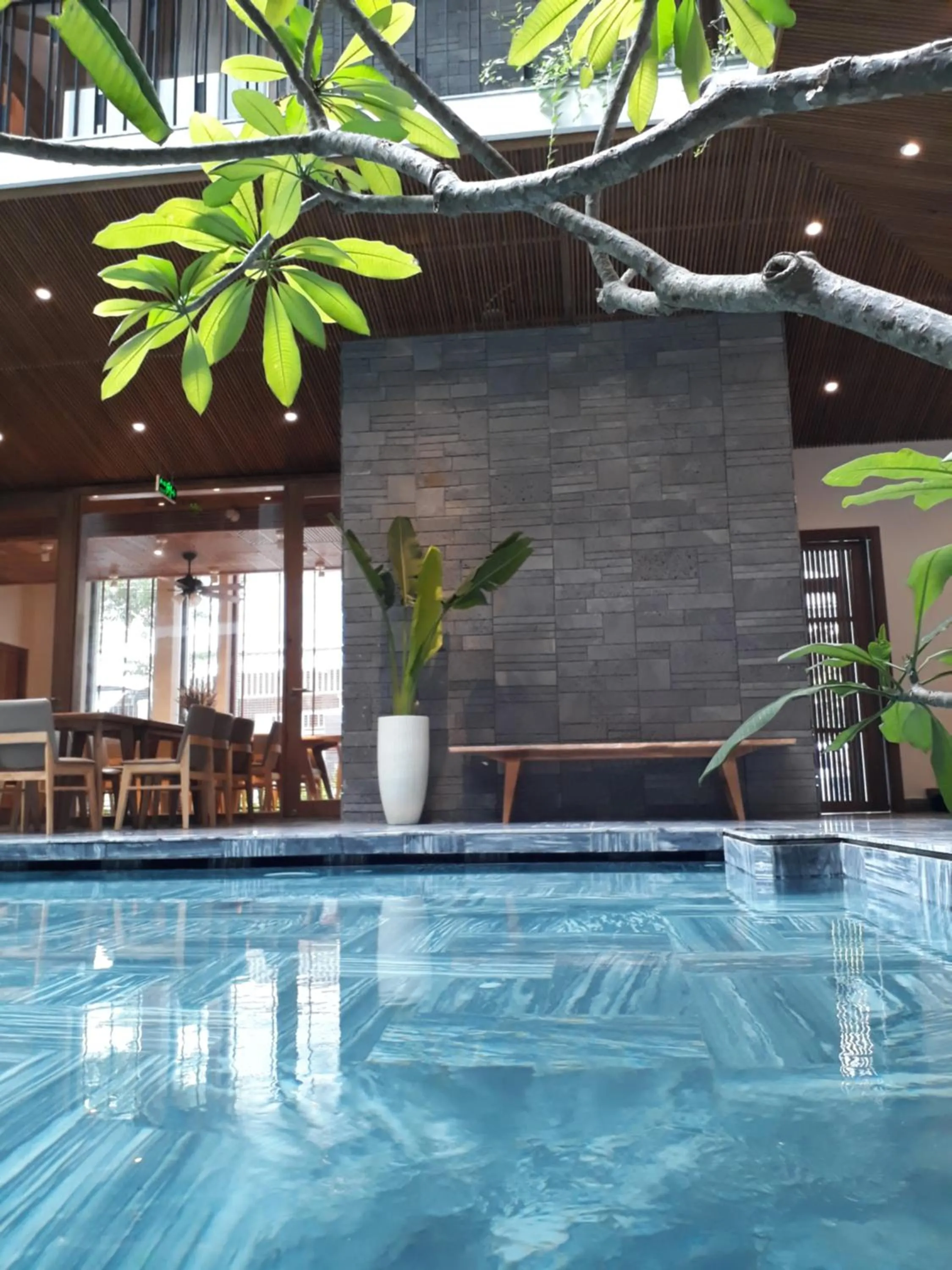 Pool view in Mai's Boutique