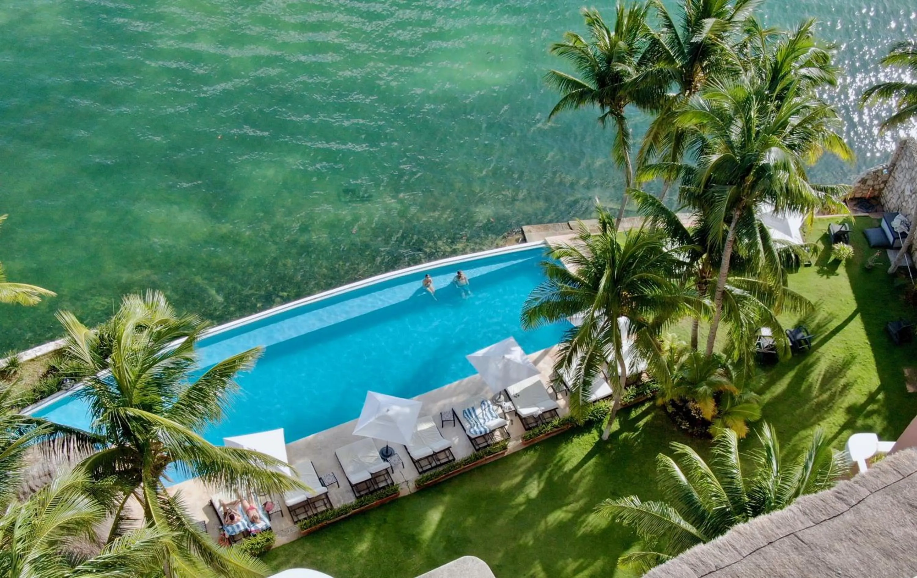 Pool view in Casa Tortugas Boutique Hotel - A Hidden Gem in Cancun