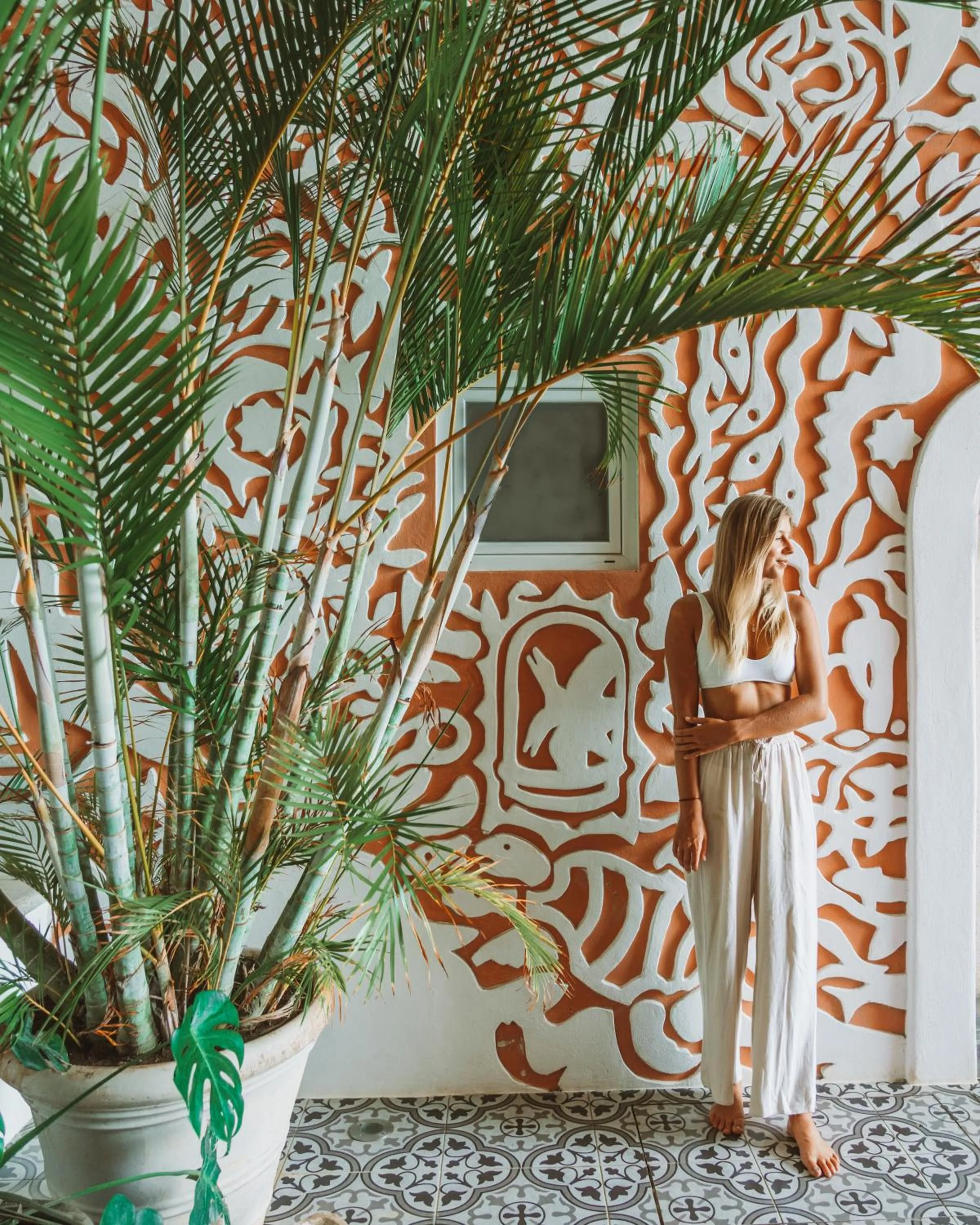 Decorative detail in Casa Tortugas Boutique Hotel - A Hidden Gem in Cancun