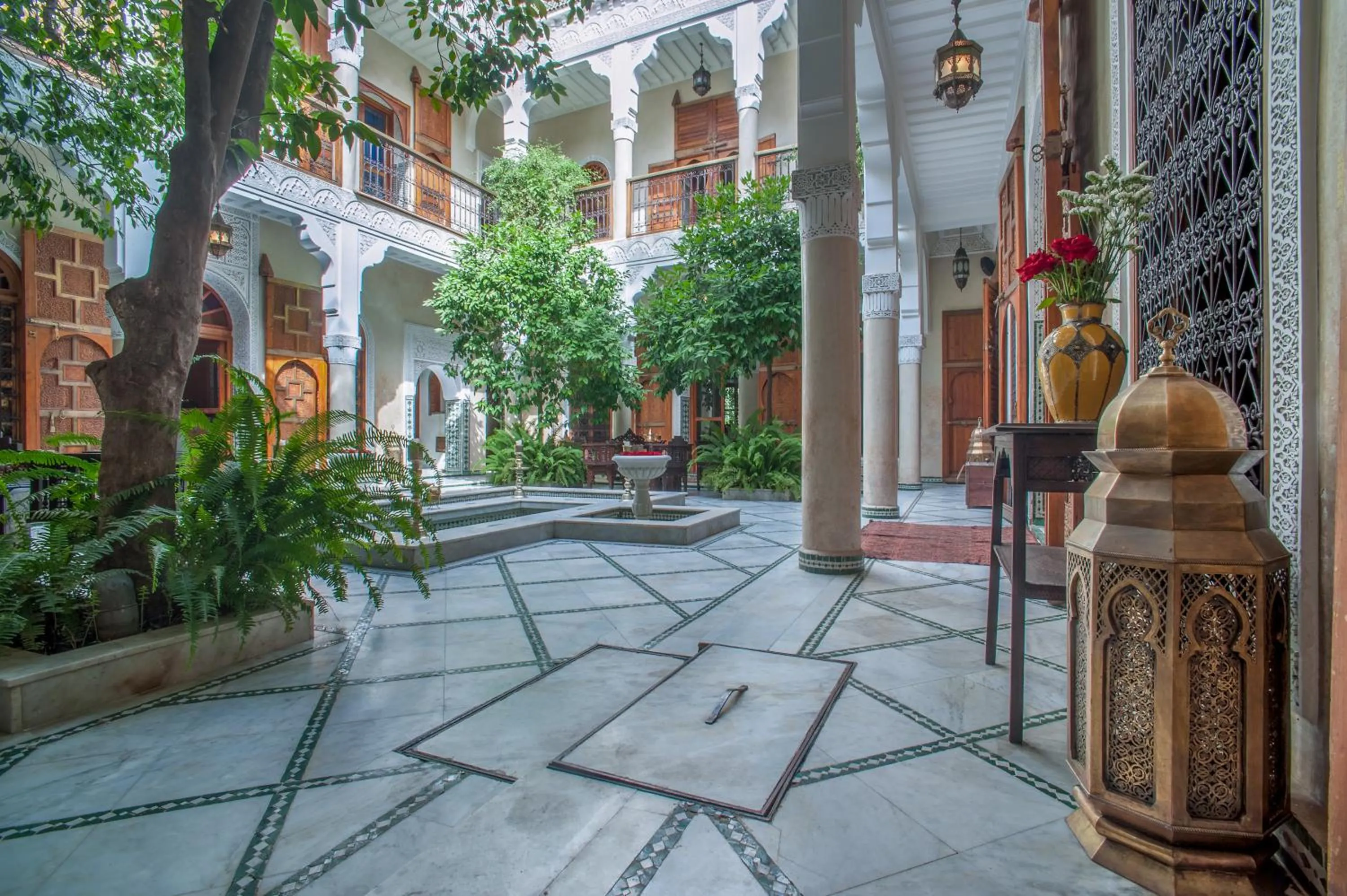 Garden in Riad & Spa Laurence Olivier